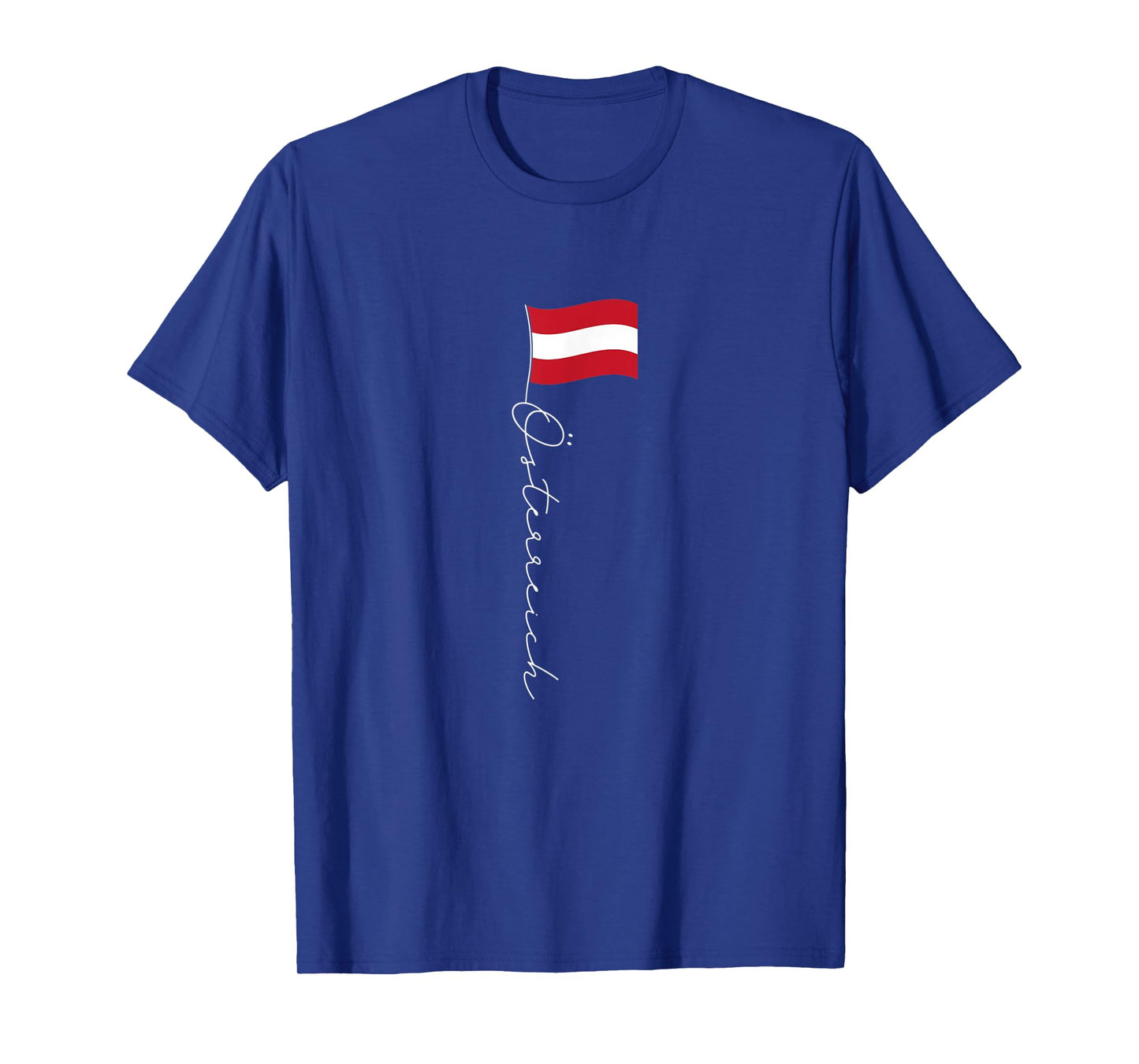 Austria Signature Flag Pole - Patriotic Austrian Flag Women Kids Men T-Shirt