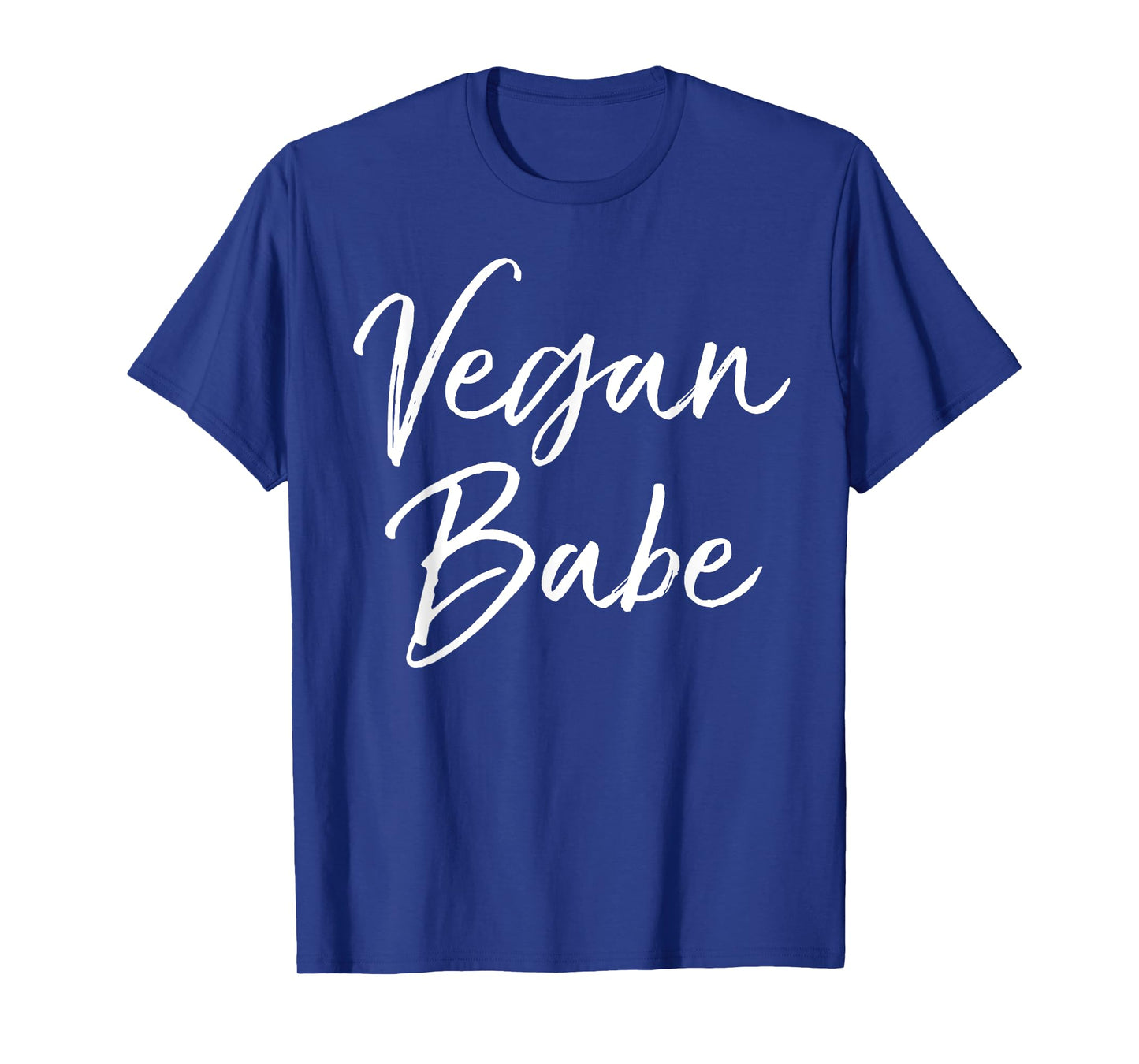 Vegan Babe Shirt Girl Cute Calligraphy Vegan Shirt for Women