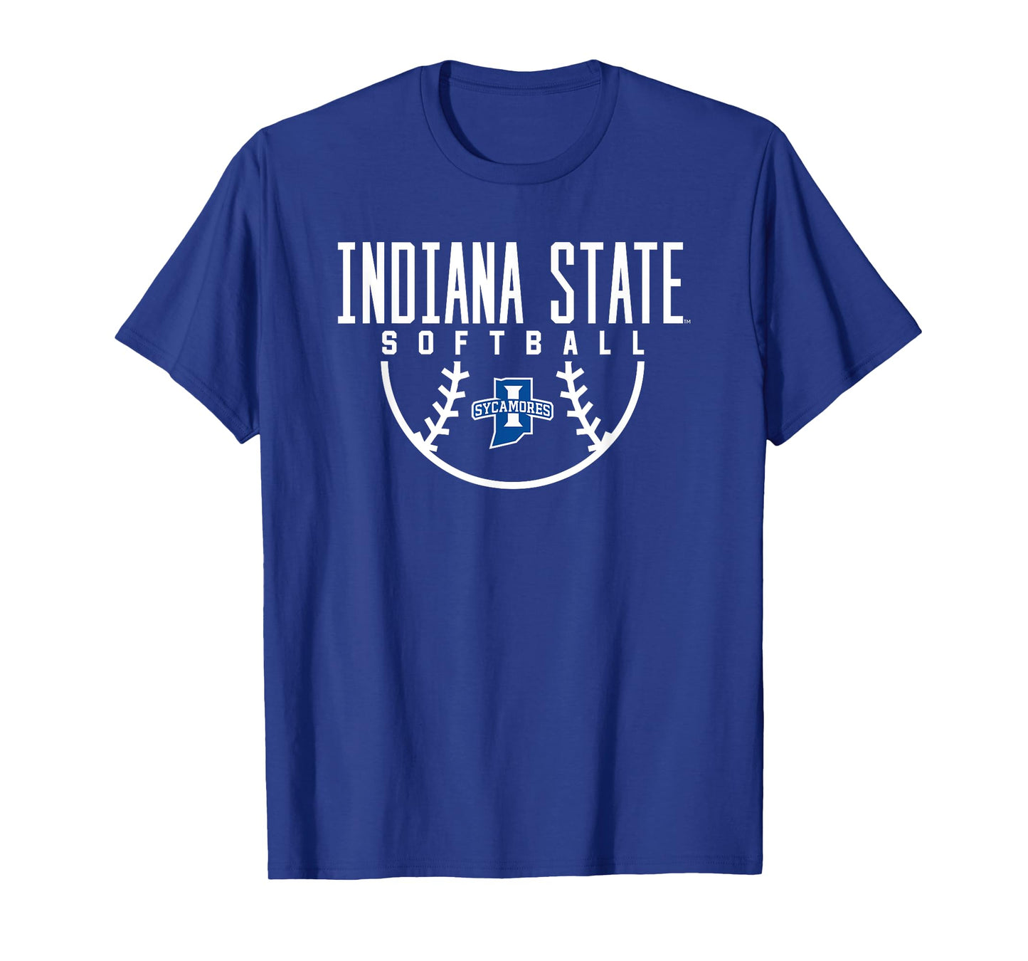 Indiana State University Sycamores Softball Arch T-Shirt