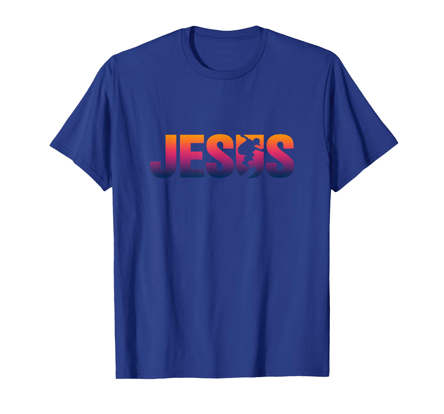 Jesus Christian Skateboard Retro Skater Vintage Style TShirt T-Shirt