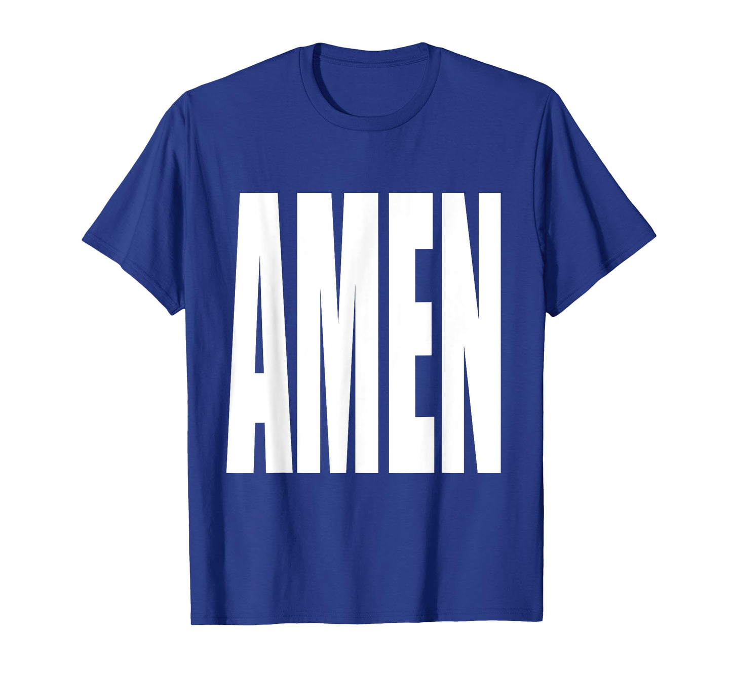 "Amen" Exclamation Saying Large Bold Letters Simple Amen T-Shirt