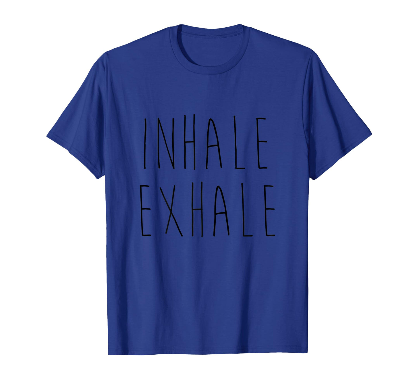 Womens Inhale Exhale Yoga T-Shirt T-Shirt