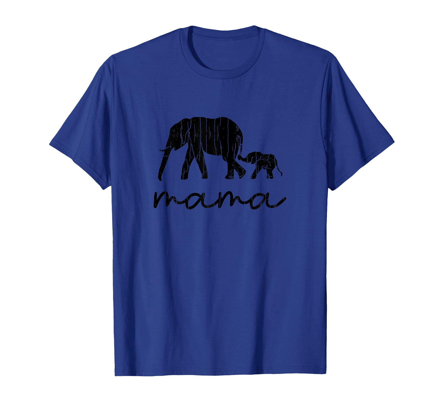 Mama Elephant Funny Elephants Lover Mom Girl Graphic T-Shirt