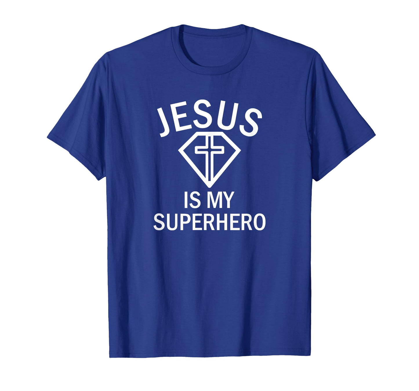 Jesus is my Superhero Religious Fun Christian Sunday T-Shirt T-Shirt