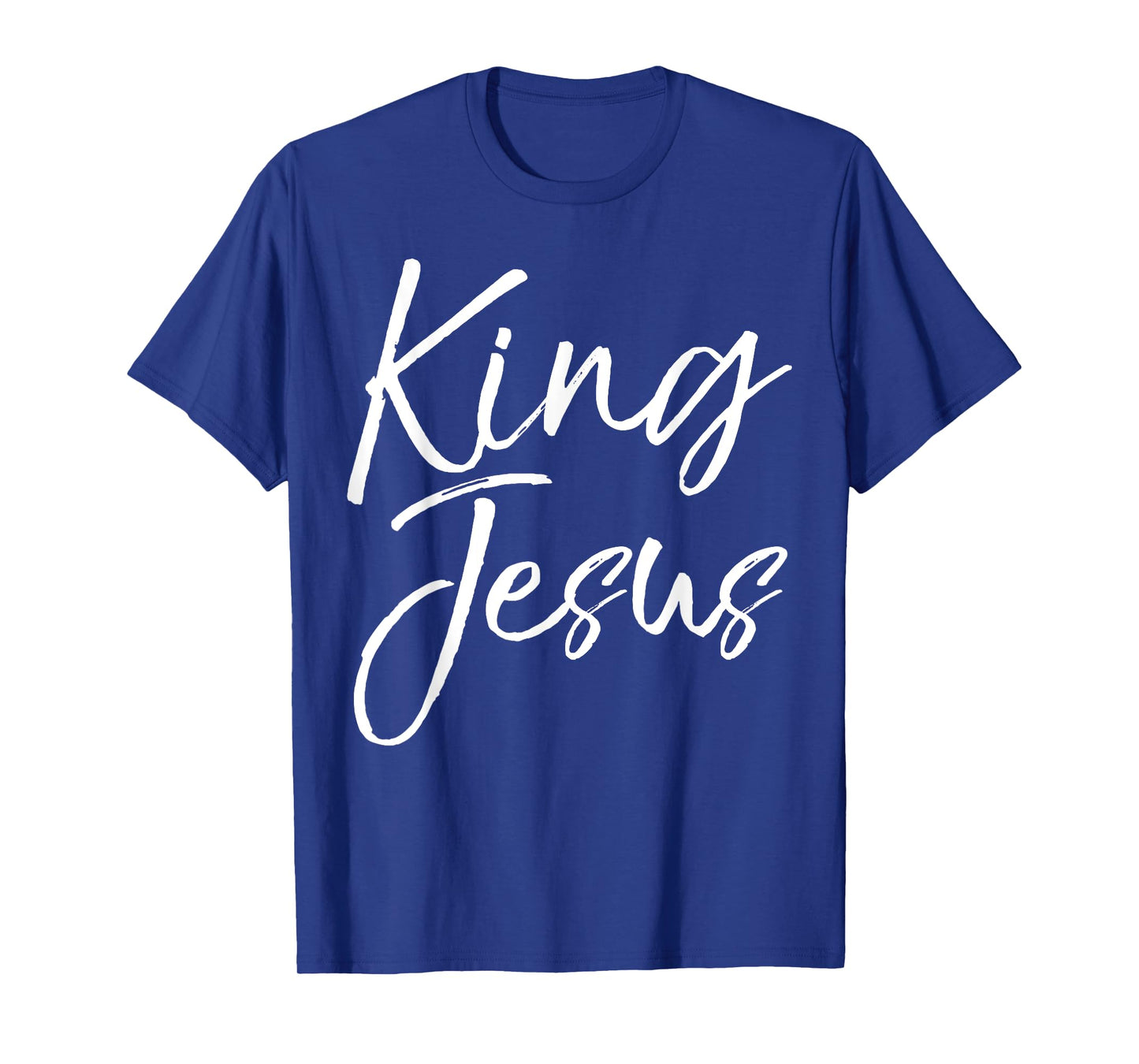 King Jesus Shirt Vintage Bold Cool Christian Royalty Tee