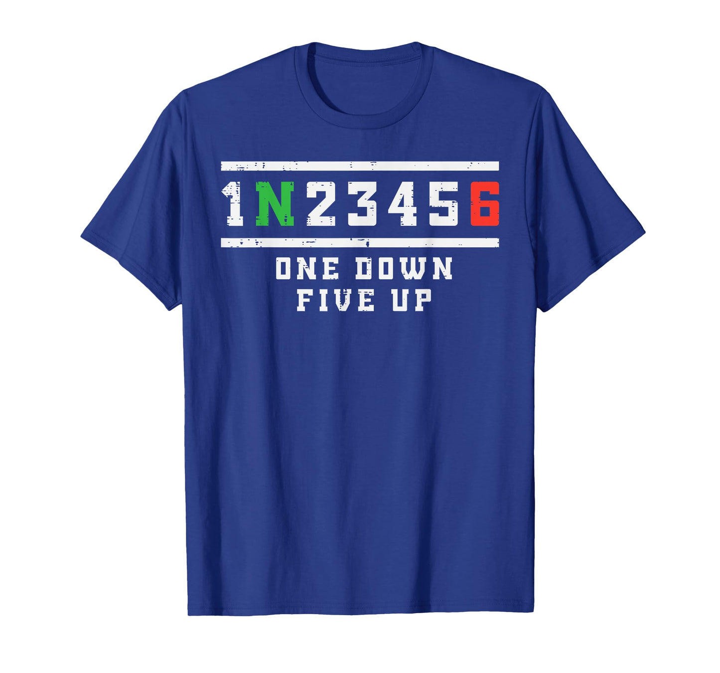 Motorcycle Gear Shift One Down Five Up Biker Men Women Kids T-Shirt