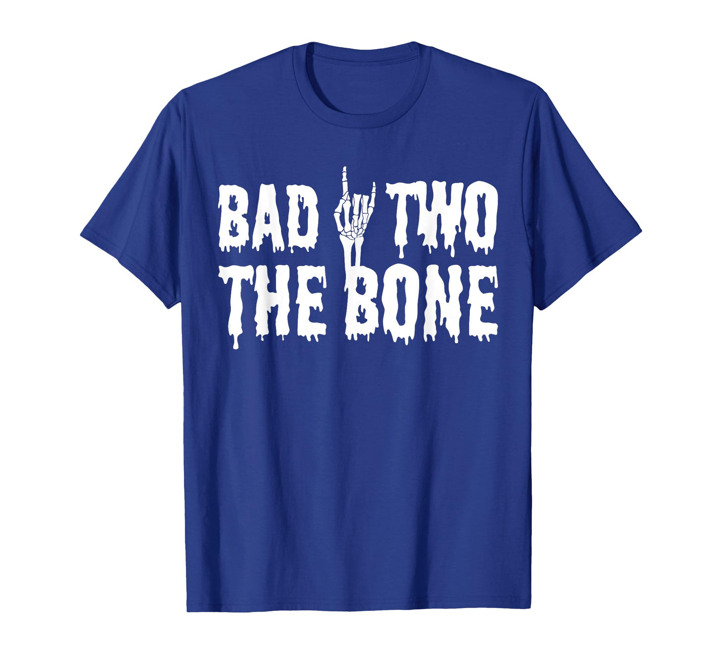 Bad Two the Bone 2nd Birthday 2 Years Old Gothic Birthday T-Shirt