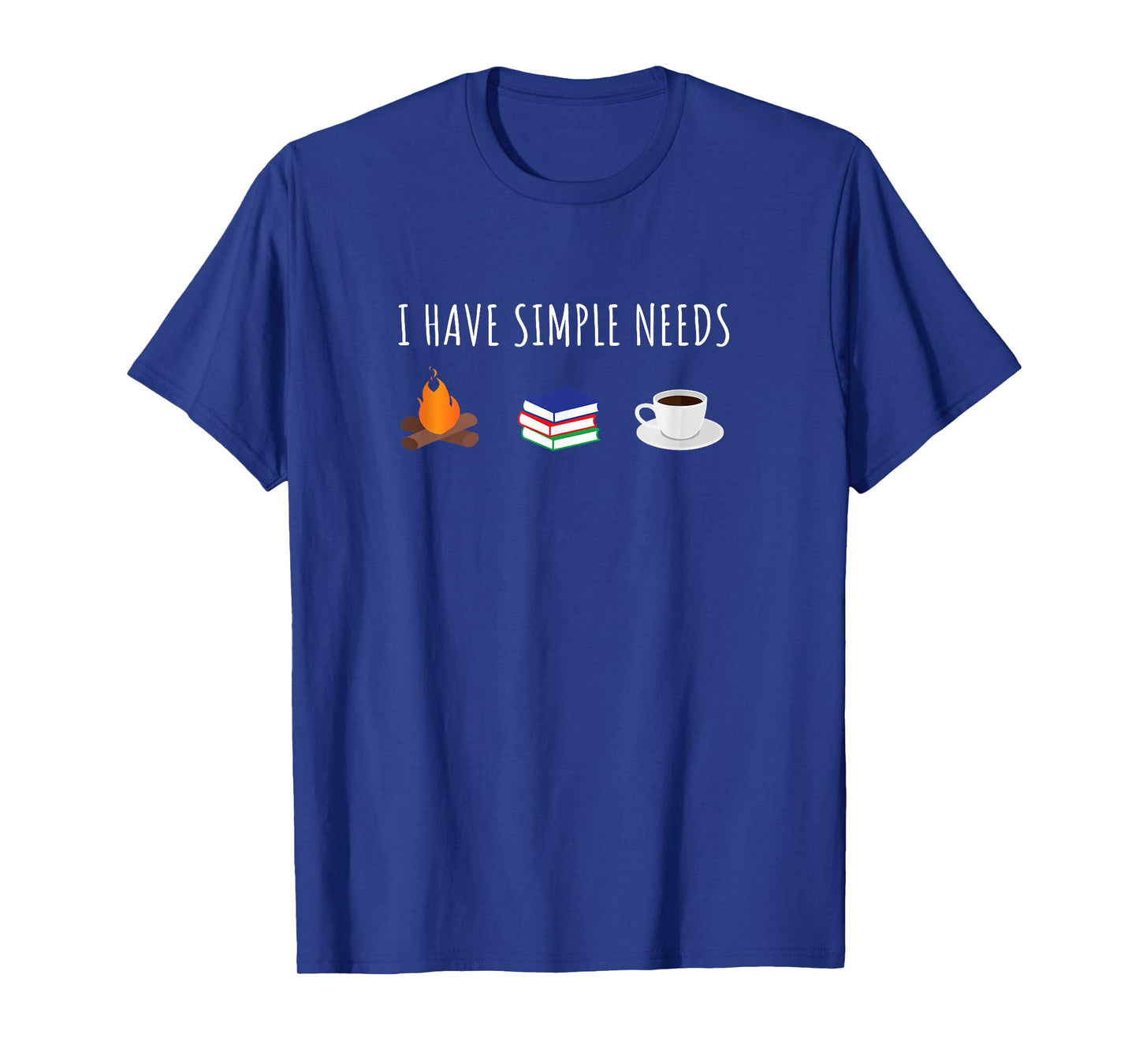 Funny Love Camping Reading Coffee T-Shirt
