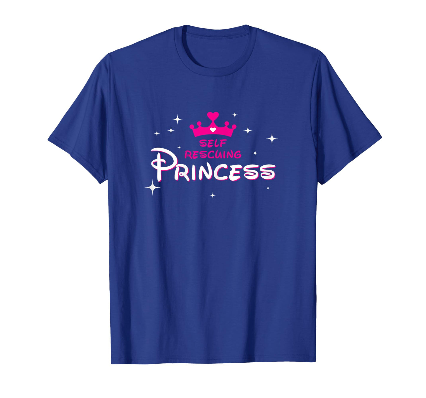 Womens Self Rescuing Princess Shirt | Fun Strong Confident Women