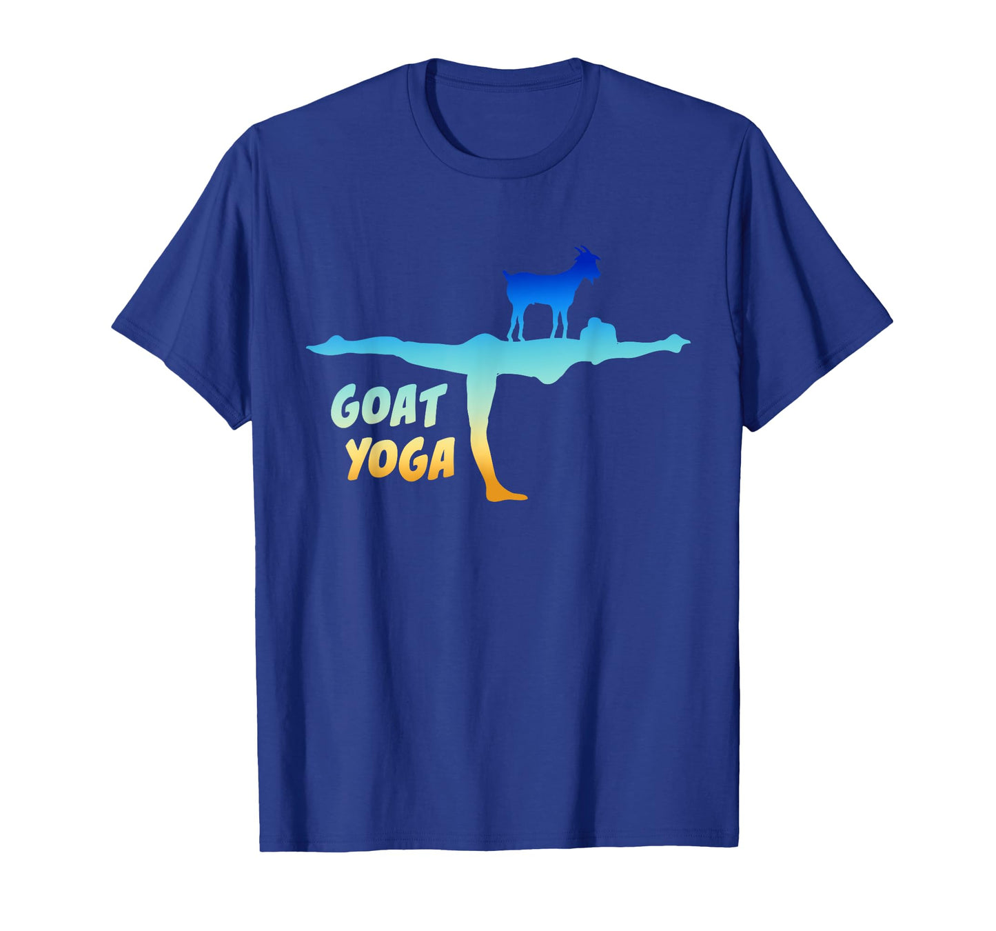 Yoga is Better with Goats Virabhadrasana Pose a Goat Yoga T-Shirt