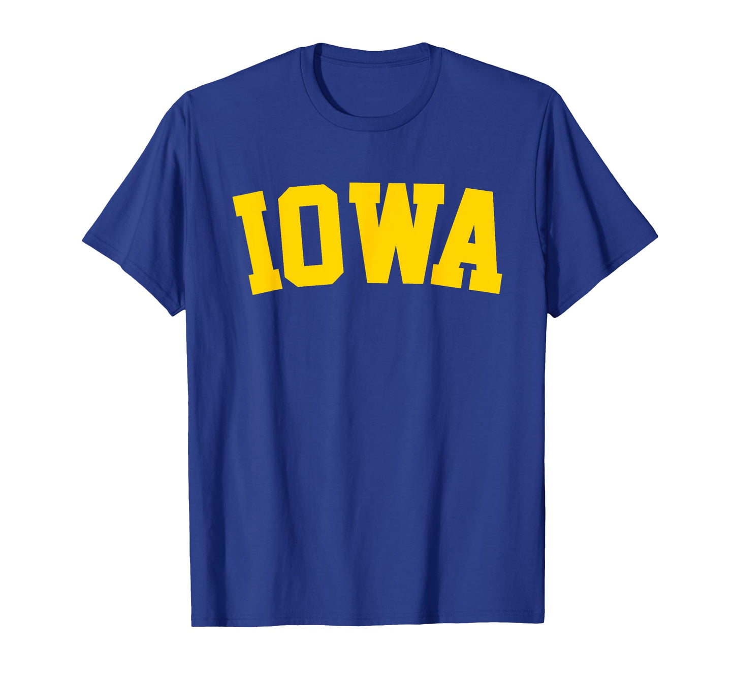 Retro Iowa Tee Vintage Iowa Gold Iowa Throwback Souvenir Tee T-Shirt