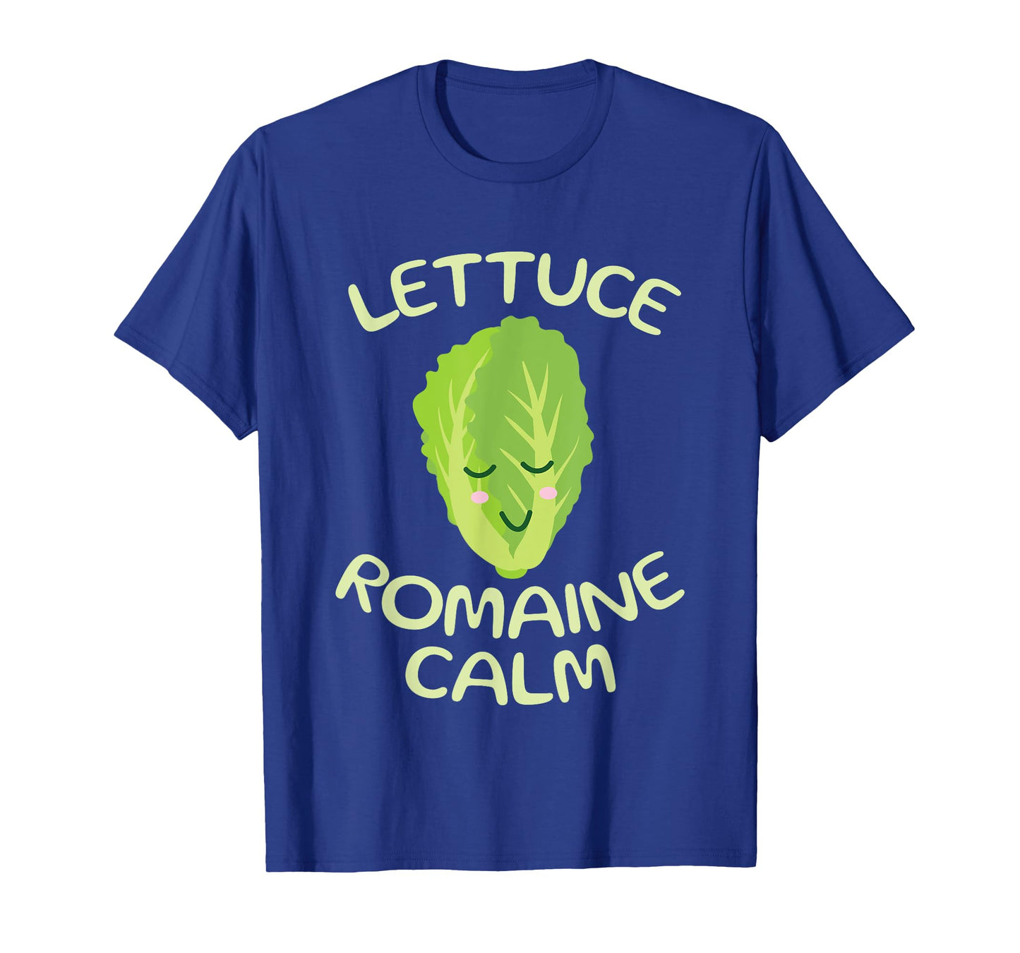 Vegan Vegetarian Unique Gifts Apparel Vegan Lettuce Romaine Calm Funny Vegetarian Vegetables Yoga T-Shirt