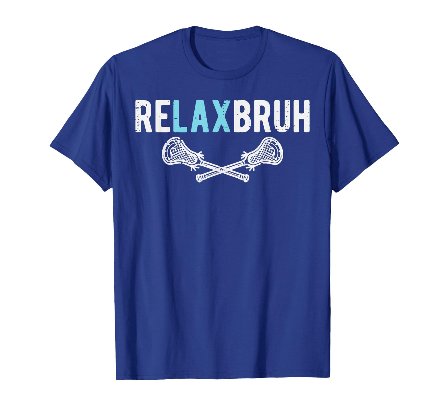 Lacrosse Re Lax Relax Bruh Funny Humor Joke Boys Kids Men T-Shirt