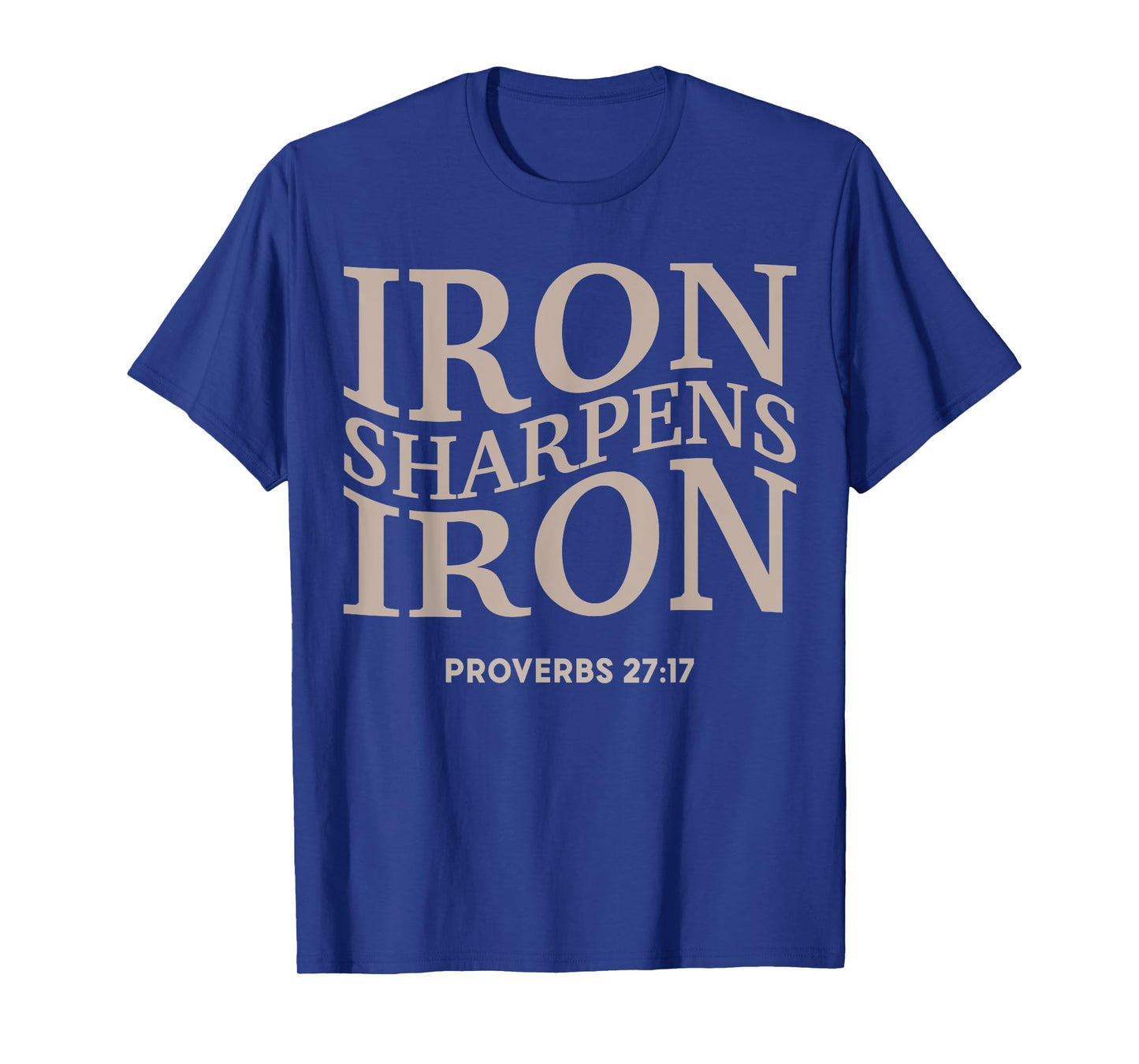 Kids Iron Sharpens Iron Youth Christian Jesus Women Men Boys T-Shirt