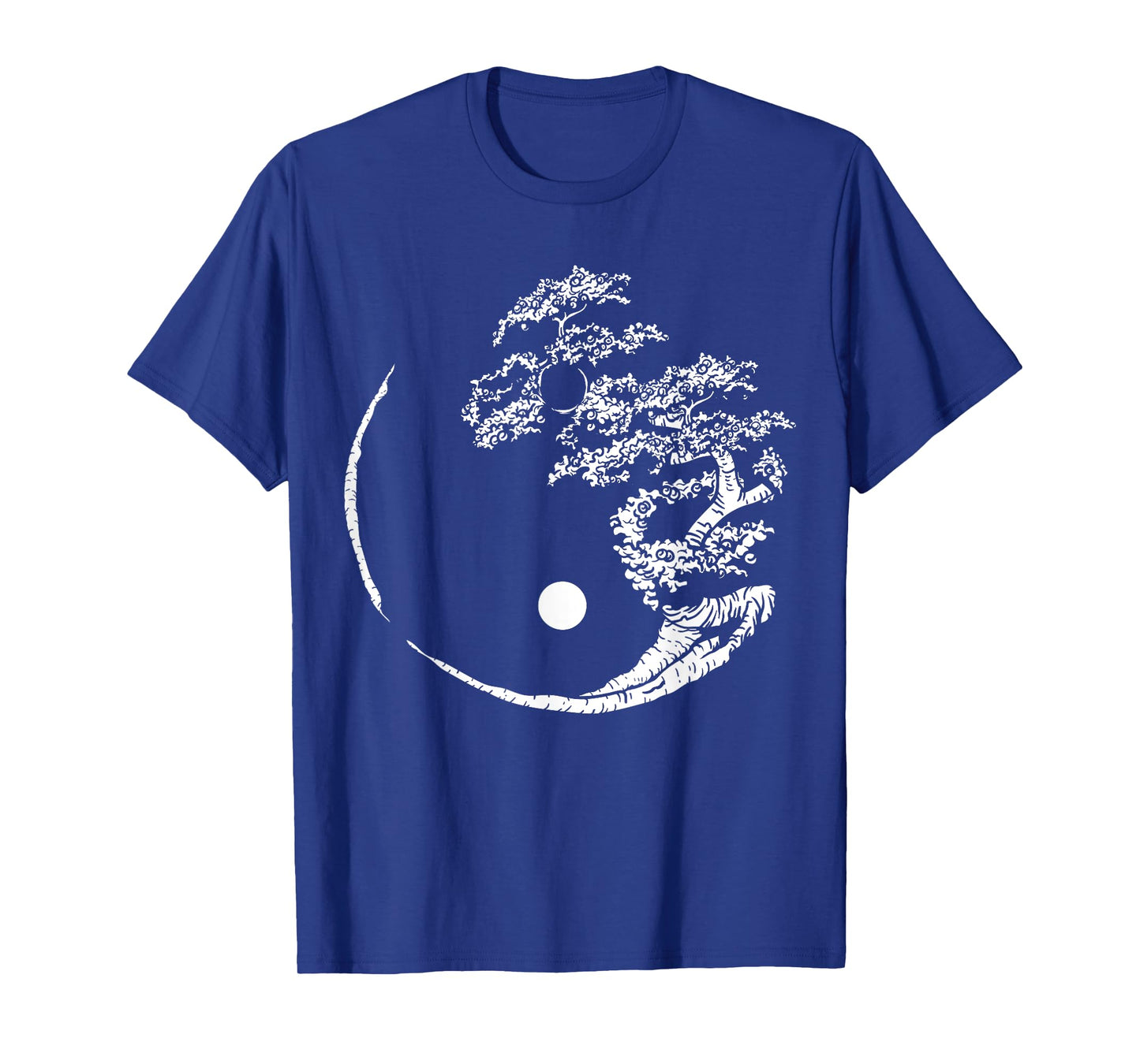 Mandala Yin Yang Bonsai Tree Funny Hippie Gift For Men Women T-Shirt