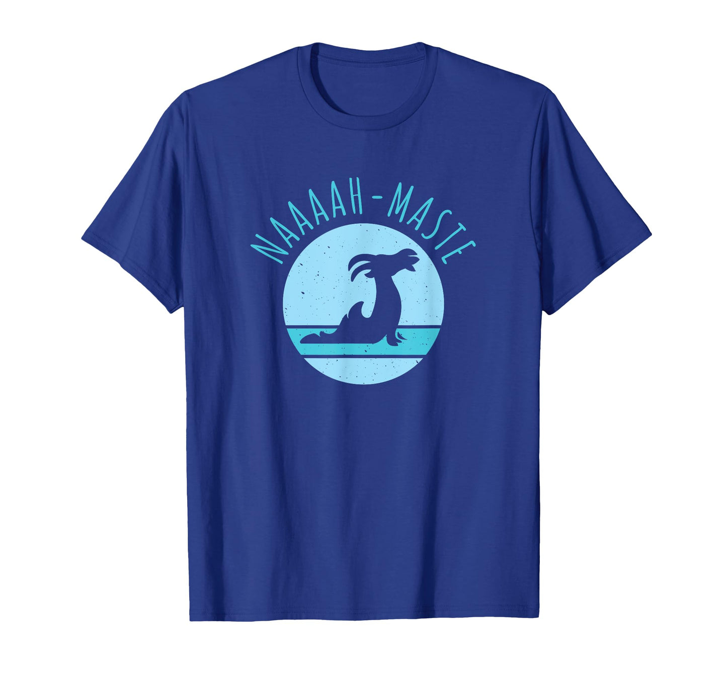 Funny Naaaah-maste Goat Yoga Namaste T-Shirt, Small, Black