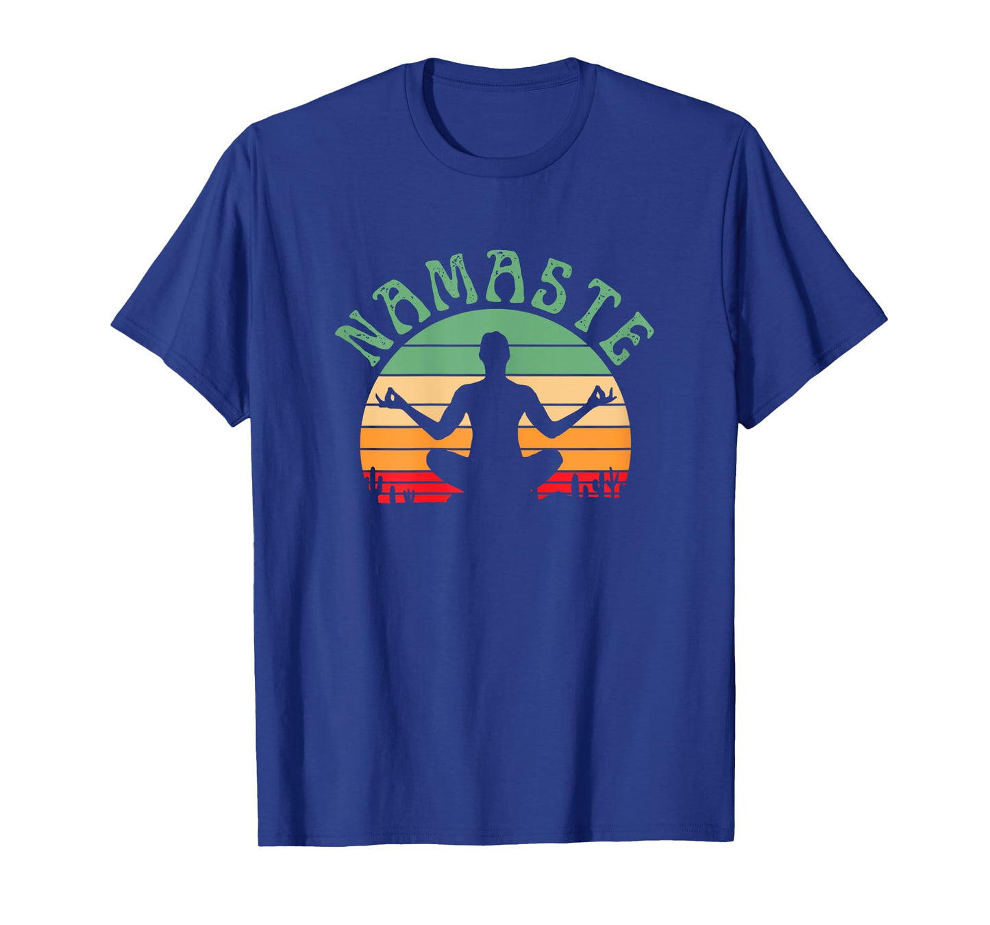 Namaste Yoga Poses Zen Fitness Women Workout Wear T-Shirt