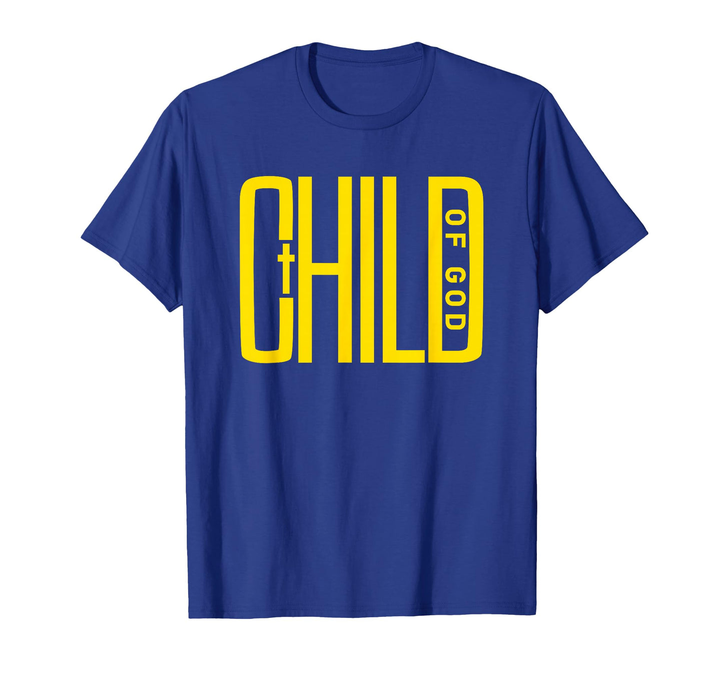 Child of God - Christian Faith, Inspirational Yellow Graphic T-Shirt