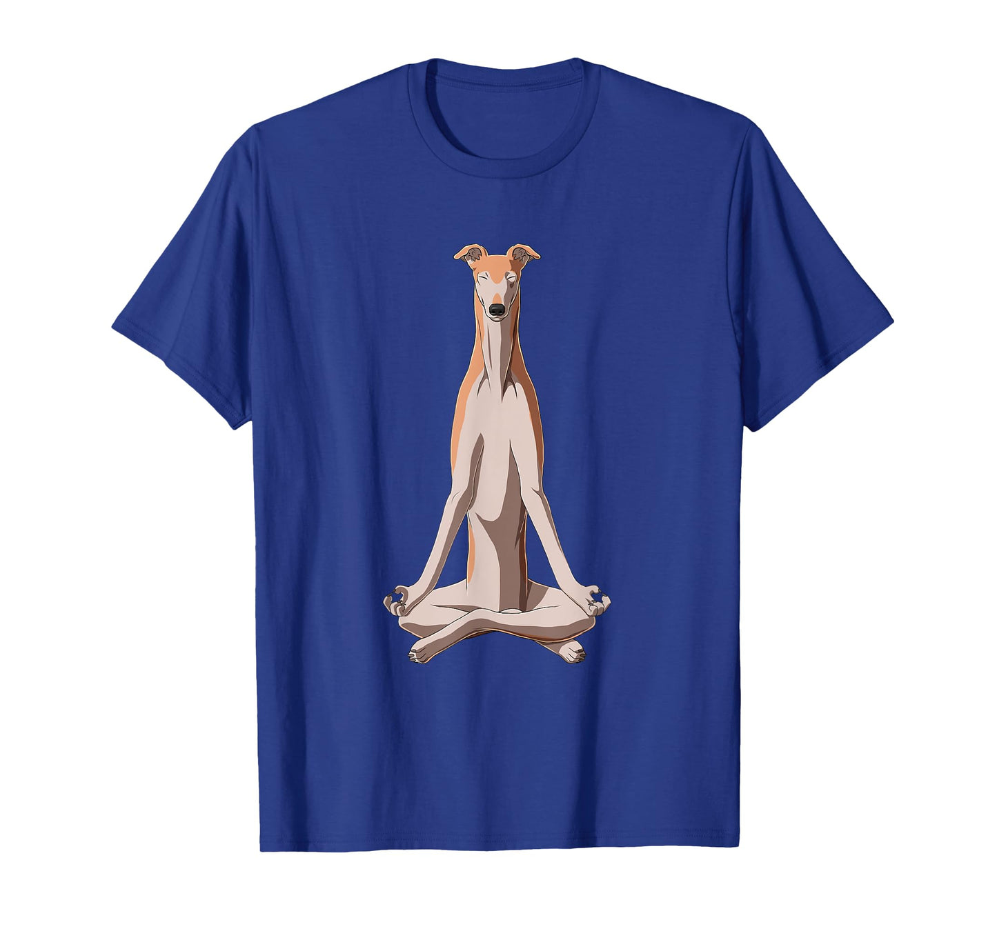 Funny Yoga Dog Greyhound T-Shirt for Men Women Kids