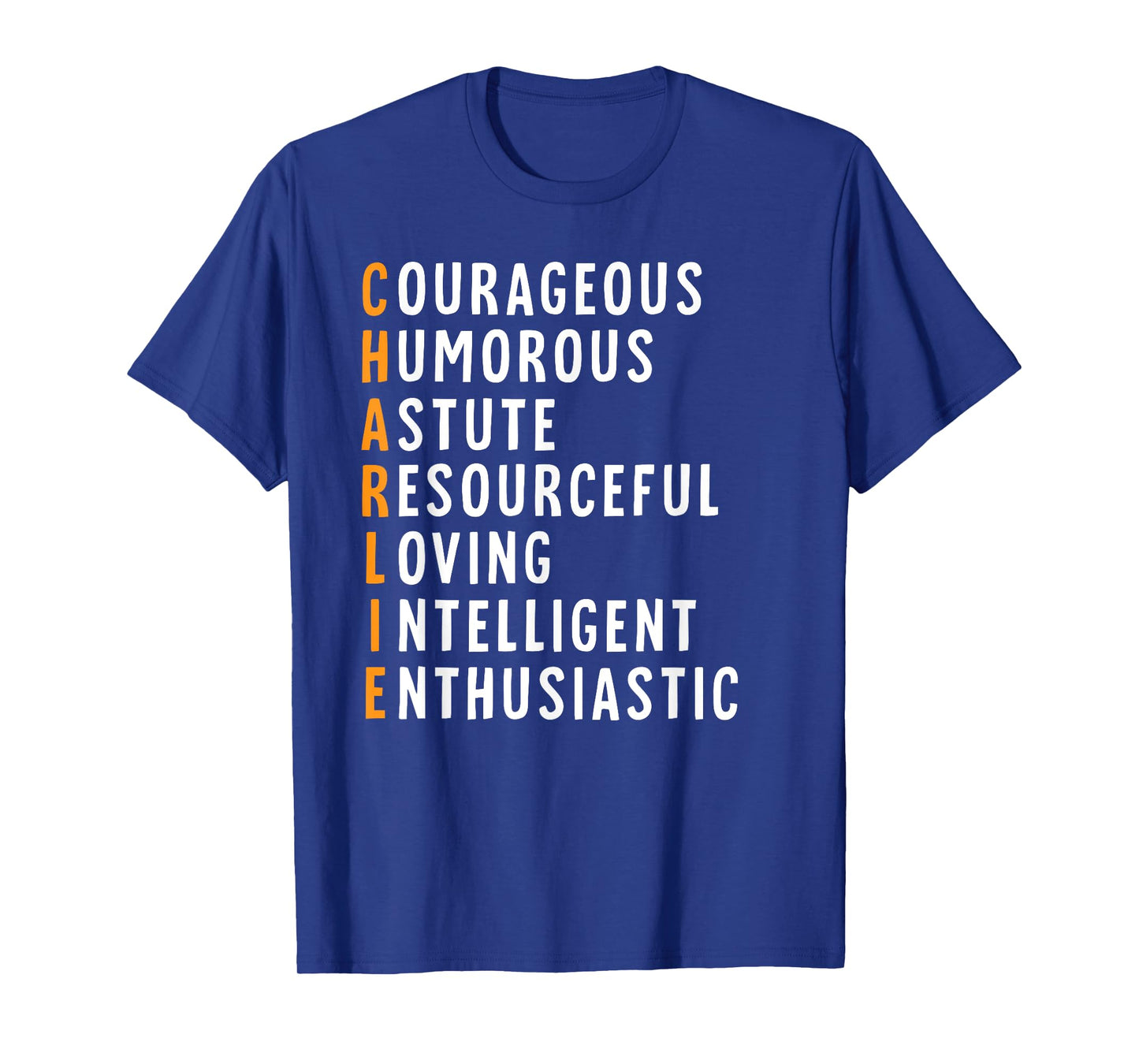 Charlie Name Definition Meaning Funny Birthday T-Shirt