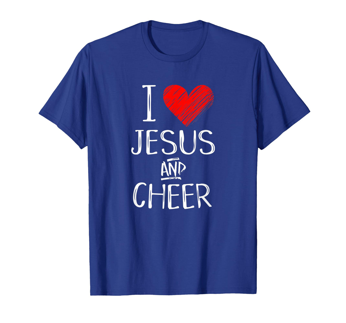 I Love Jesus And Cheer Christian Cheerleading Sport Shirt