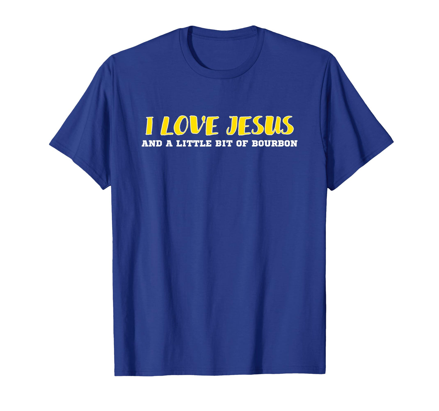 Funny Christian I Love Jesus & Bourbon Whiskey Faith T-Shirt