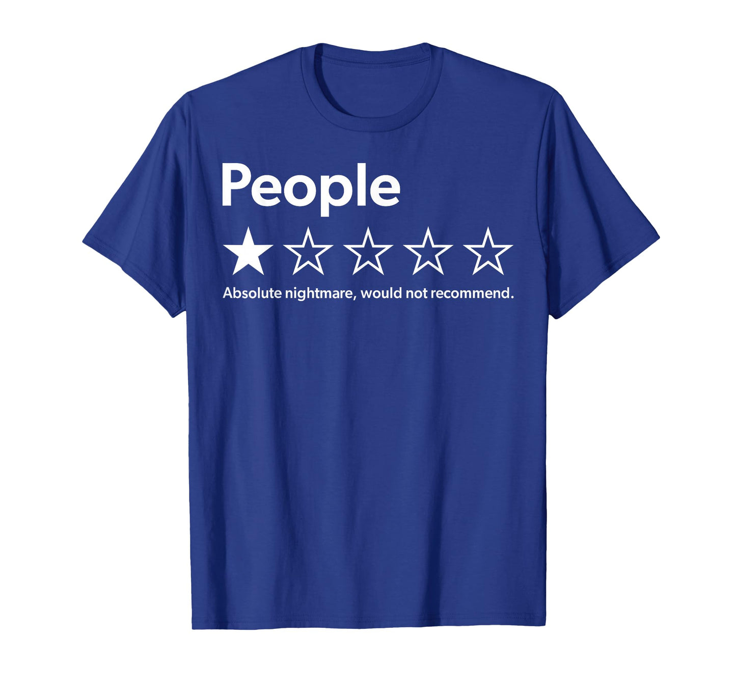 Funny People Rating Tee Shirt - Unisex Adults - Black - Small - Short Sleeve - Crew Neck - Retro - Polyester - T-Shirt - Letter Print - Lightweight, Classic fit, Zipper closure