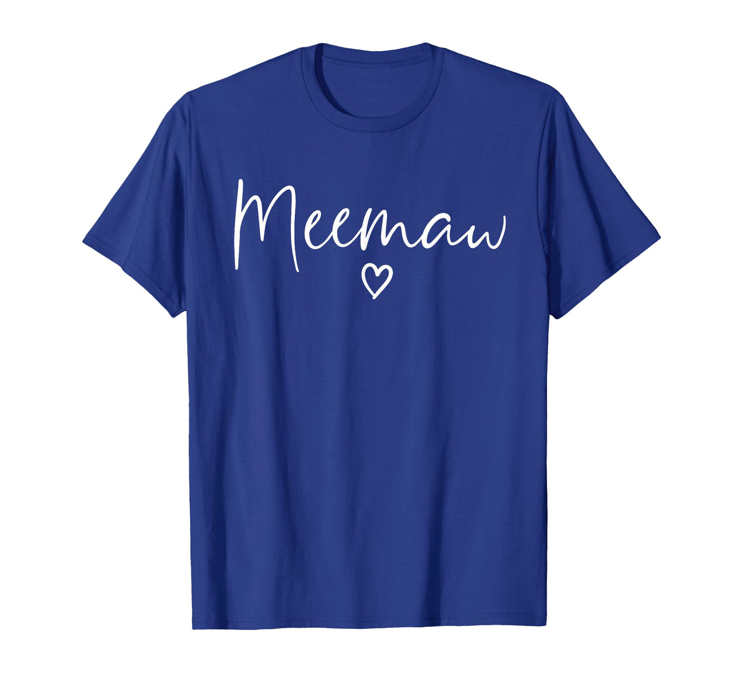 Meemaw Gifts For Women Grandma Heart Mother's Day Meemaw T-Shirt