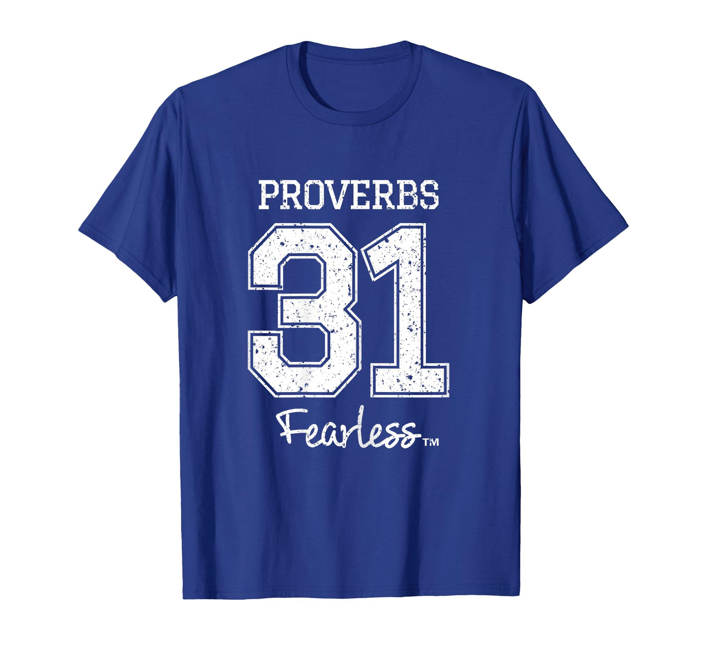 Women's Proverbs 31 Fearless - Jesus Surfed Christian TShirt T-Shirt