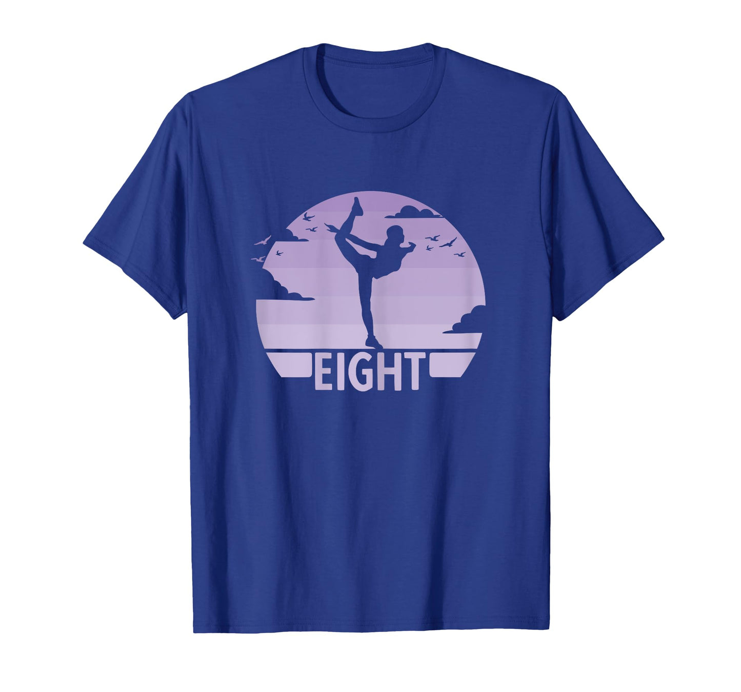 8th Birthday Gymnast Dancer 8 Years Girl Gymnastics T-Shirt