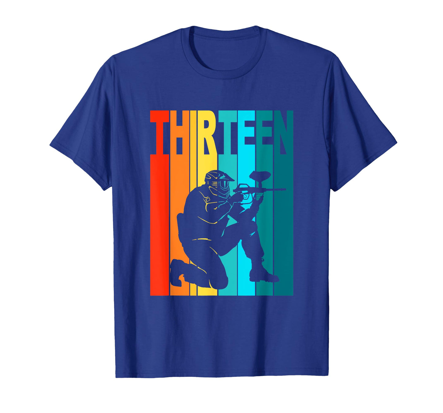 13th Birthday Paintball Theme 13 Year Old Boy Birthday T-Shirt