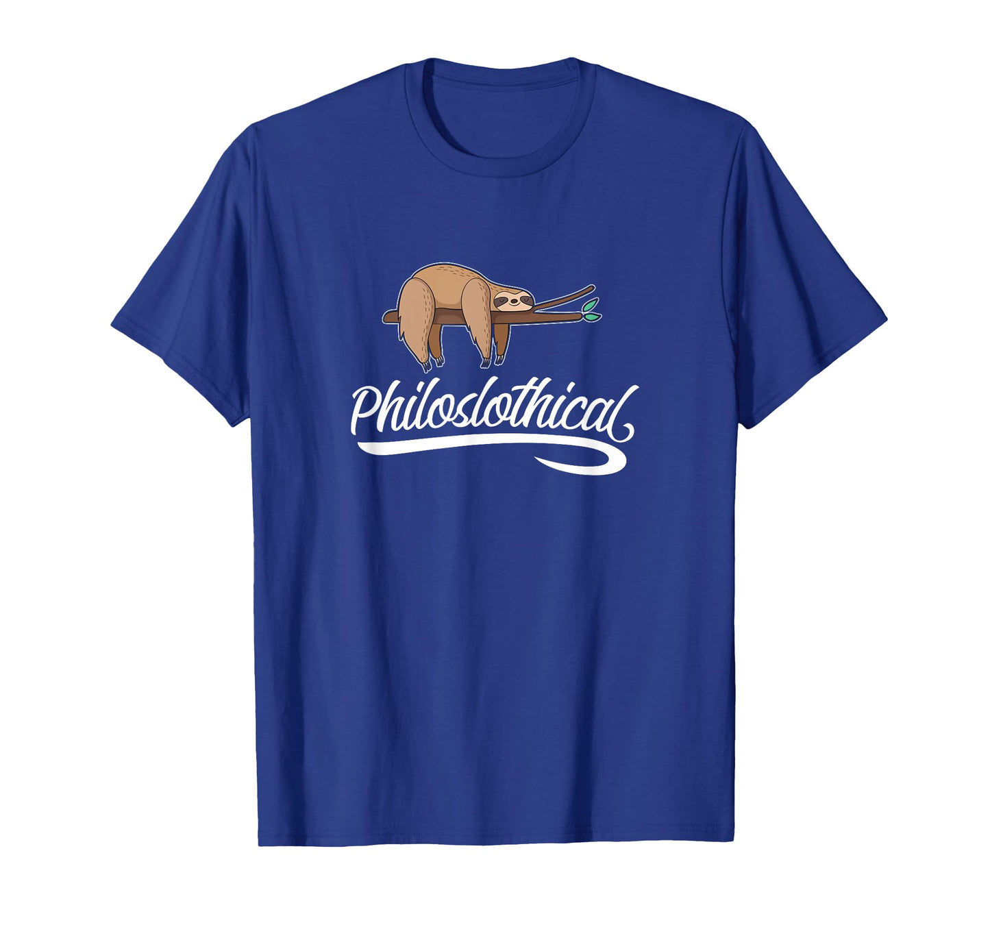 Philoslothical Sloth Funny Philosophical Pun Philosophy Gift T-Shirt