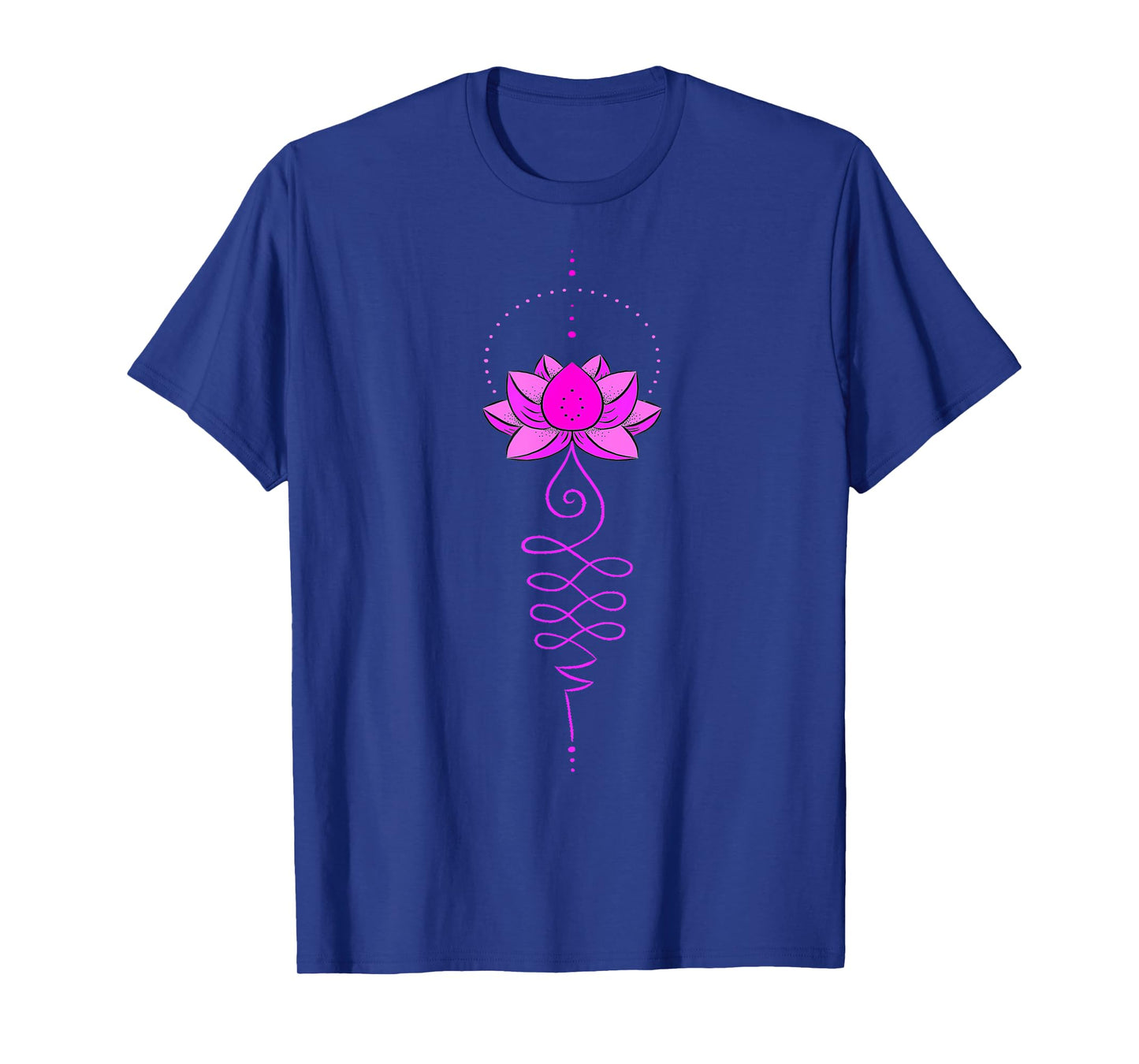 Unalome Tattoo Lotus Flower Tree Meditation Boho Zen Yoga T-Shirt