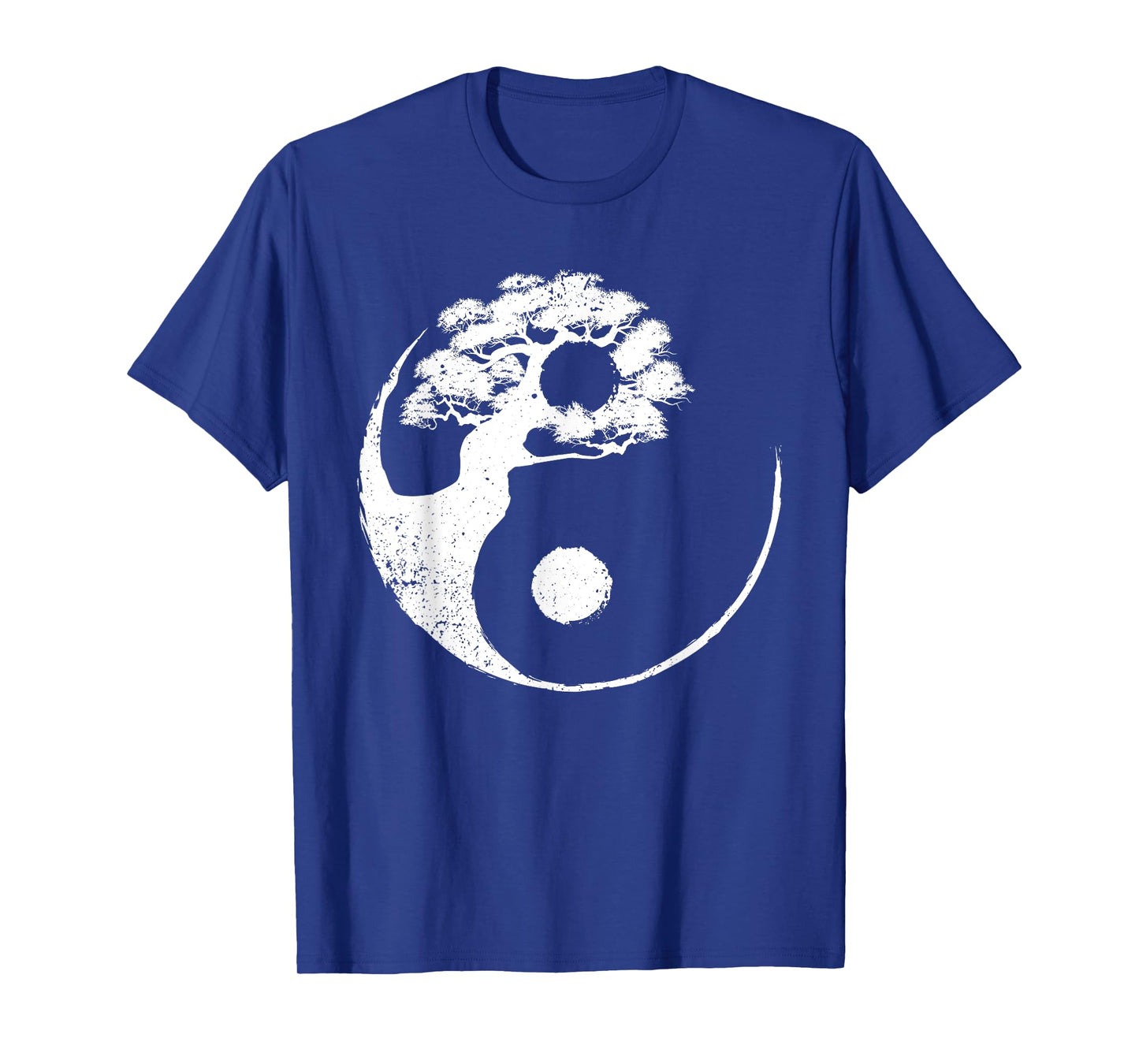 Cute Yin Yang Design Buddhist Men Women Bonsai Tree Lovers T-Shirt