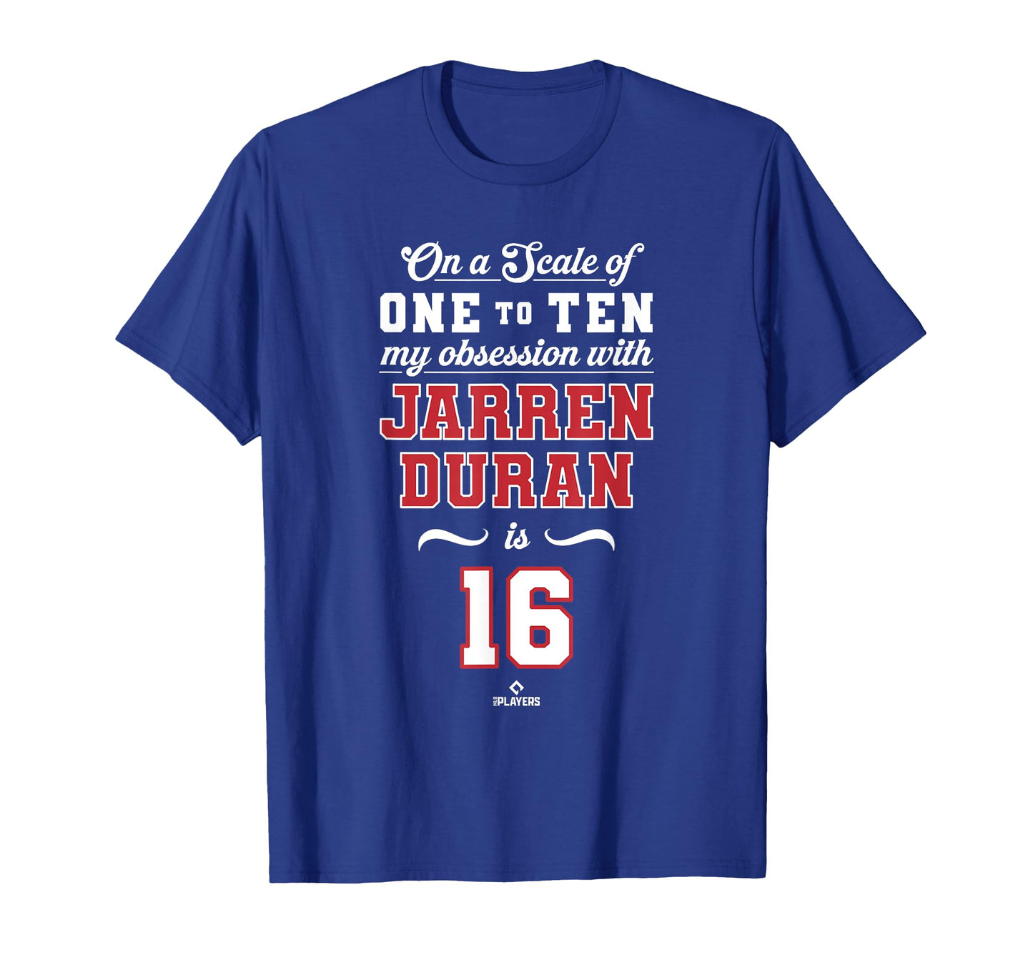 Obsession Jarren Duran 16 Boston MLBPA T-Shirt