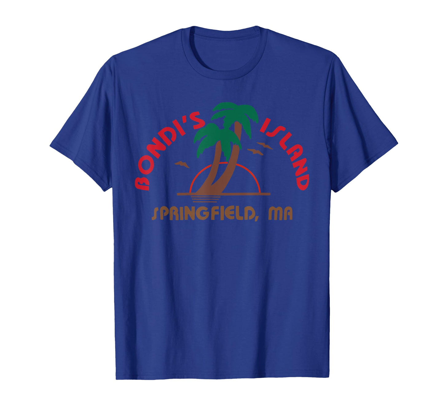 Bondi's Islands Vacation Retro Sunset Palm Trees Vacation T-Shirt