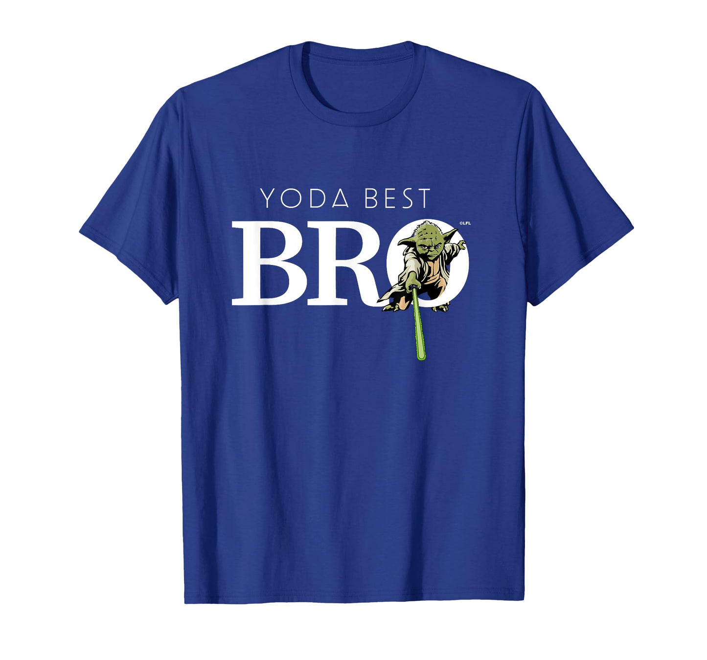 Star Wars Yoda Best Bro Lightsaber Gift for Brother T-Shirt