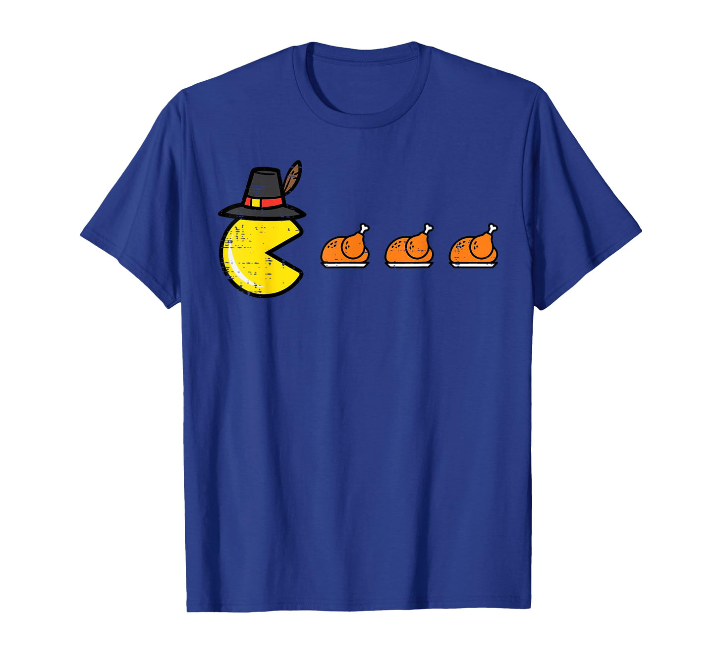 Thanksgiving Video Game Eating Turkey Gamer Men Women Kids T-Shirt