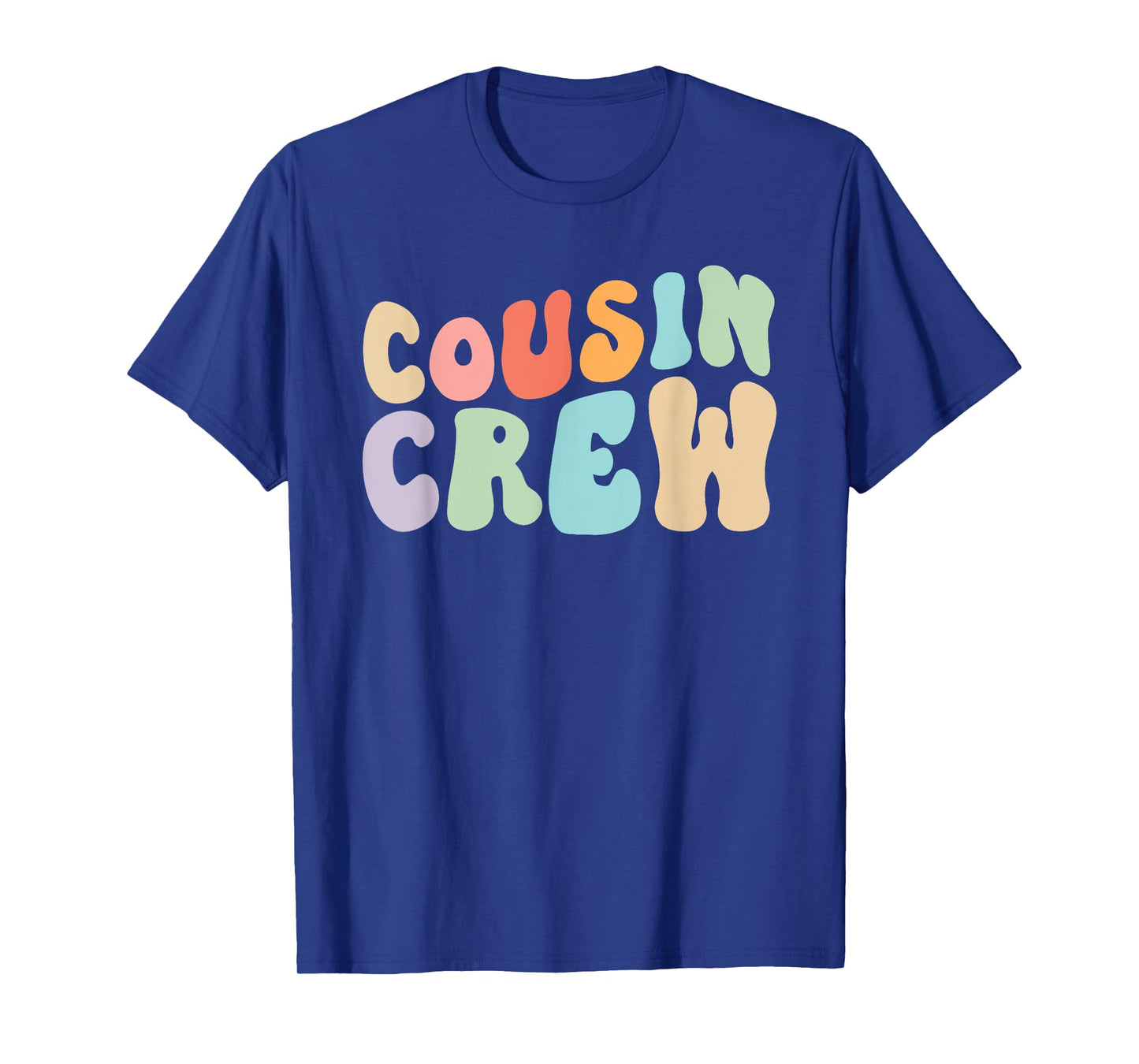 Vintage Cousin Crew Groovy Retro Design Family Matching Cool T-Shirt