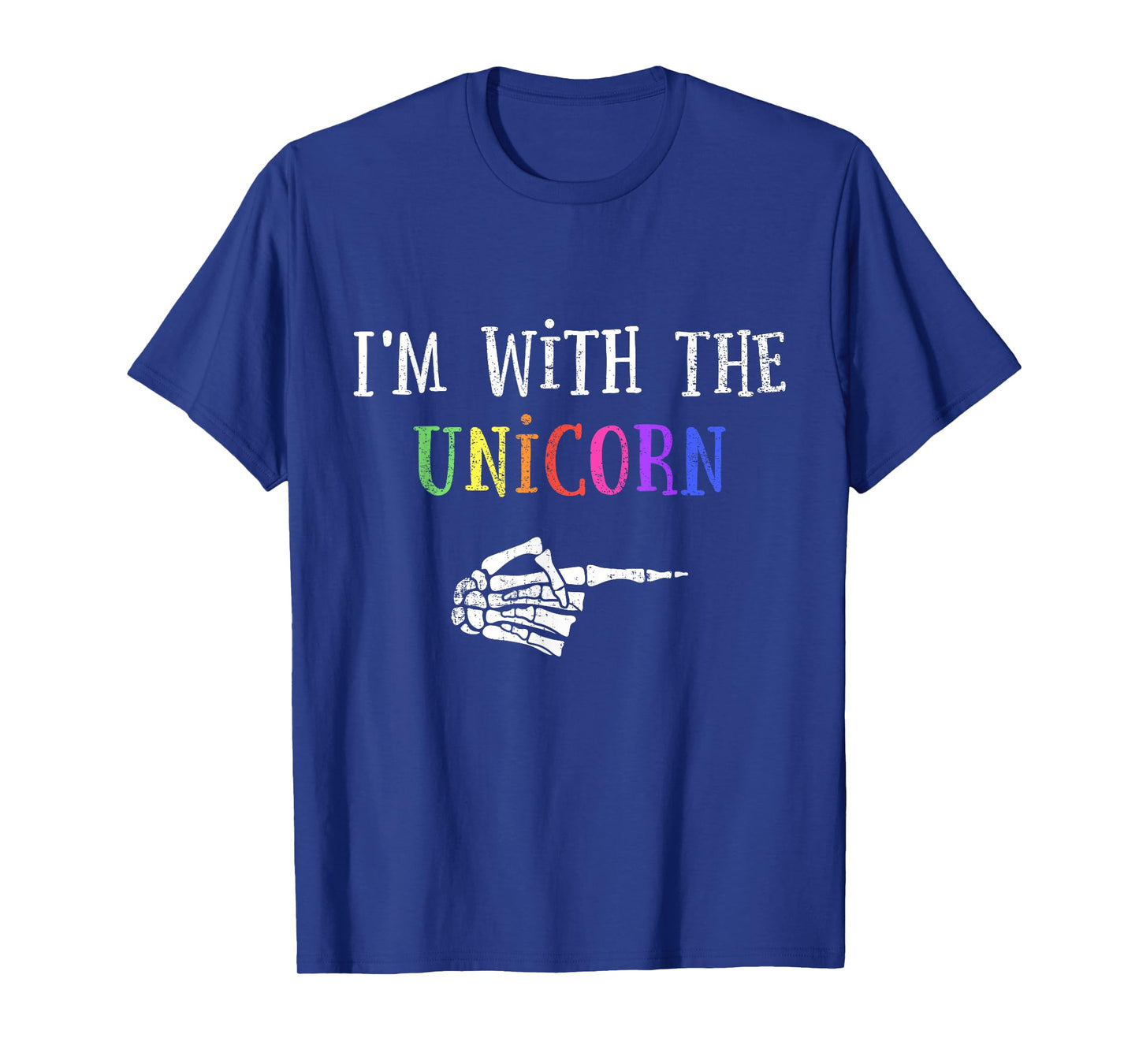 Im with unicorn matching partner couple costume halloween T-Shirt