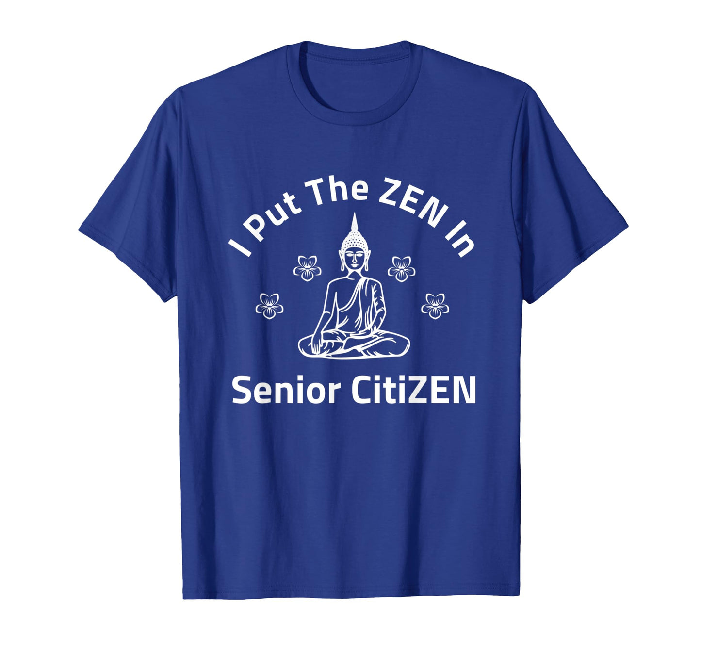 Senior Citizen Zen Funny Old People Grandma Yoga Relaxation T-Shirt