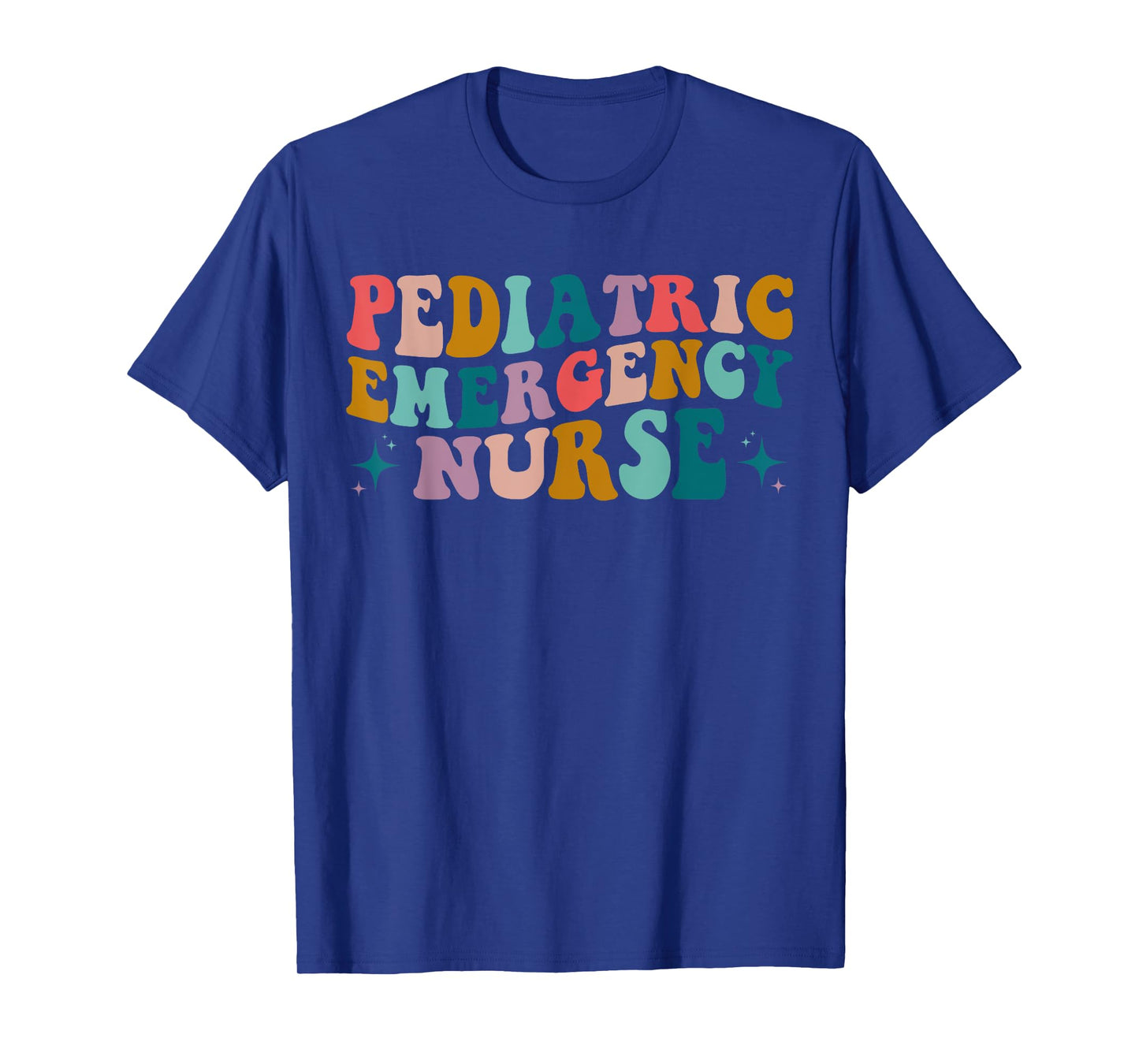 PEDS Emergency design Pediatric ER Nurse Emergency Room RN Nursing groovy retro T-Shirt