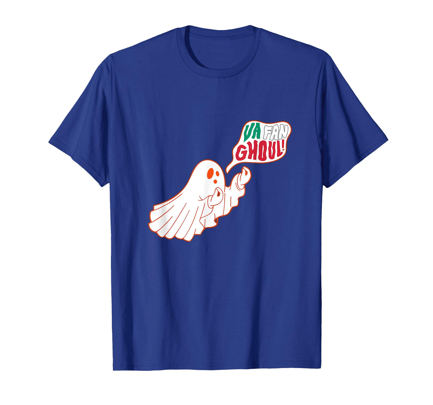 Va Fan Ghoul Funny Italian Ghost Halloween Italian Flag T-Shirt