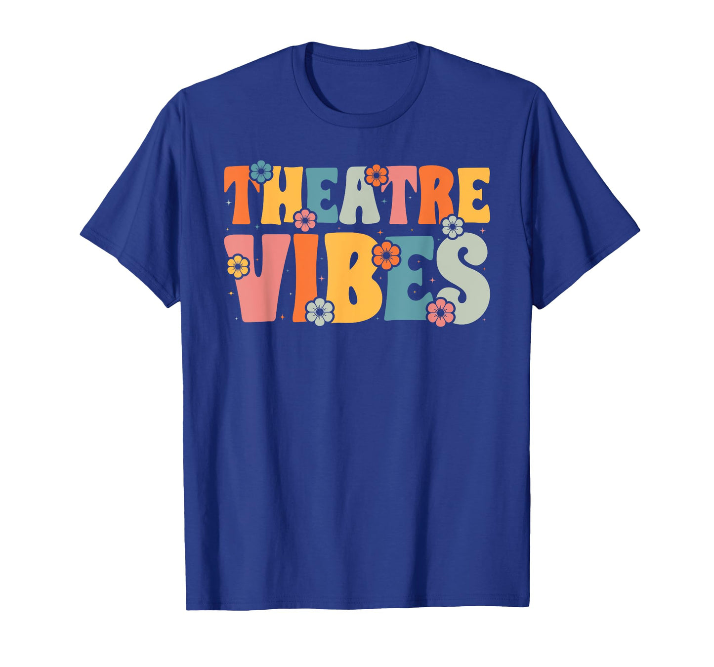 Retro Theatre Vibes Teacher Women Kids Auditorium Concert T-Shirt