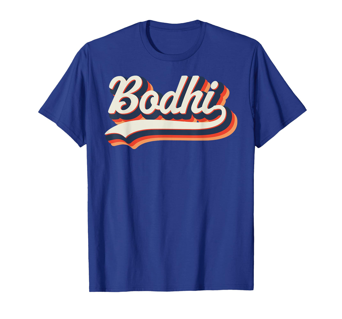 Bodhi First Name 70s Retro Groovy Custom Personalized Name T-Shirt