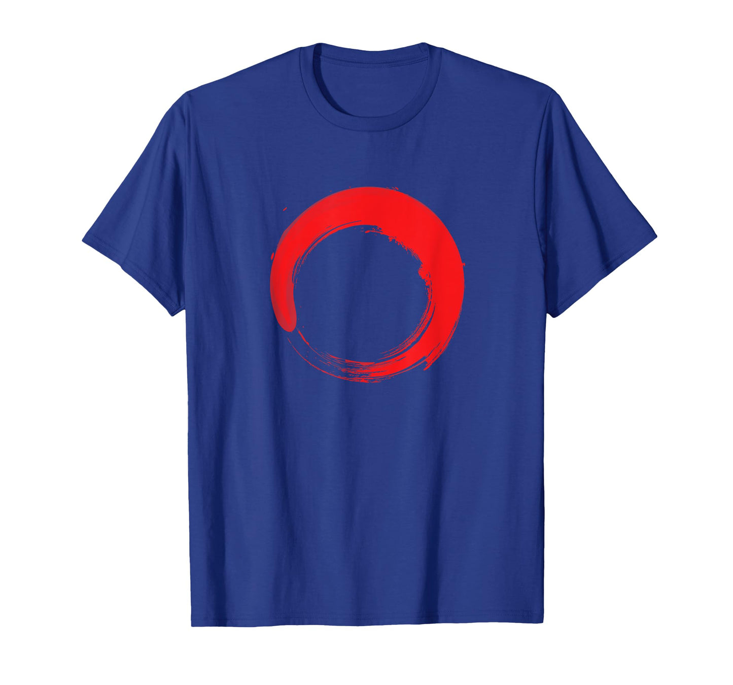 Red Enso Zen T-Shirt - Zen Buddhist Circle T-Shirt