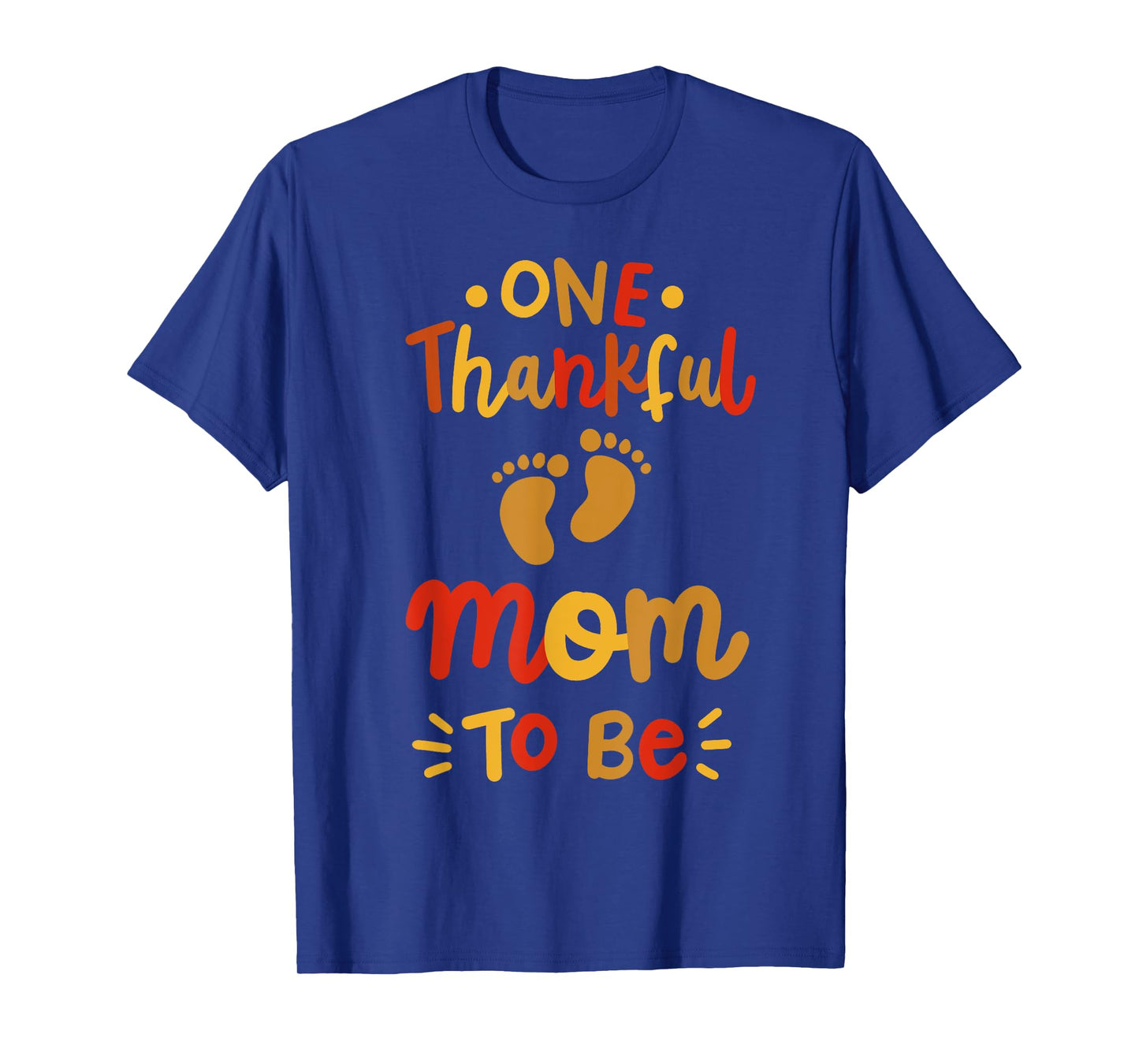 Thanksgiving Pregnancy Announcement Thankful Mom Family T-Shirt