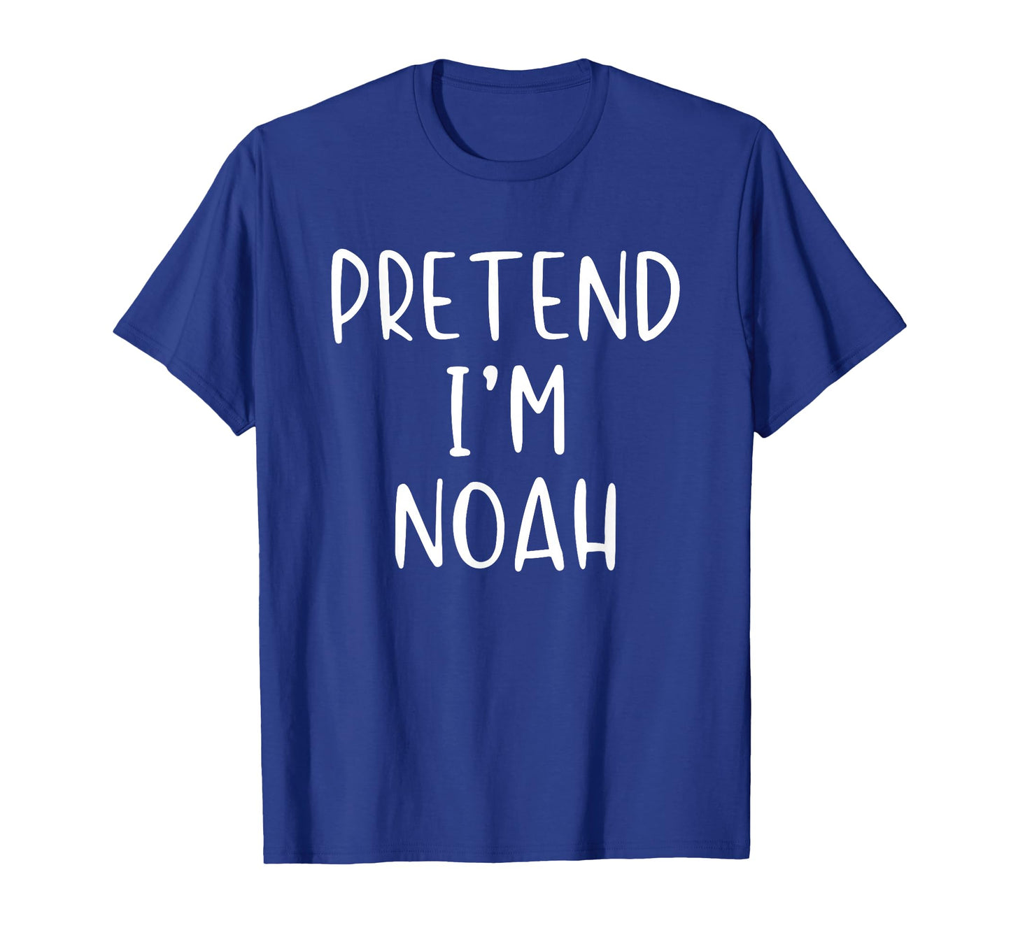 Pretend I'm Noah Costume Halloween Funny Simple Adult Kid T-Shirt