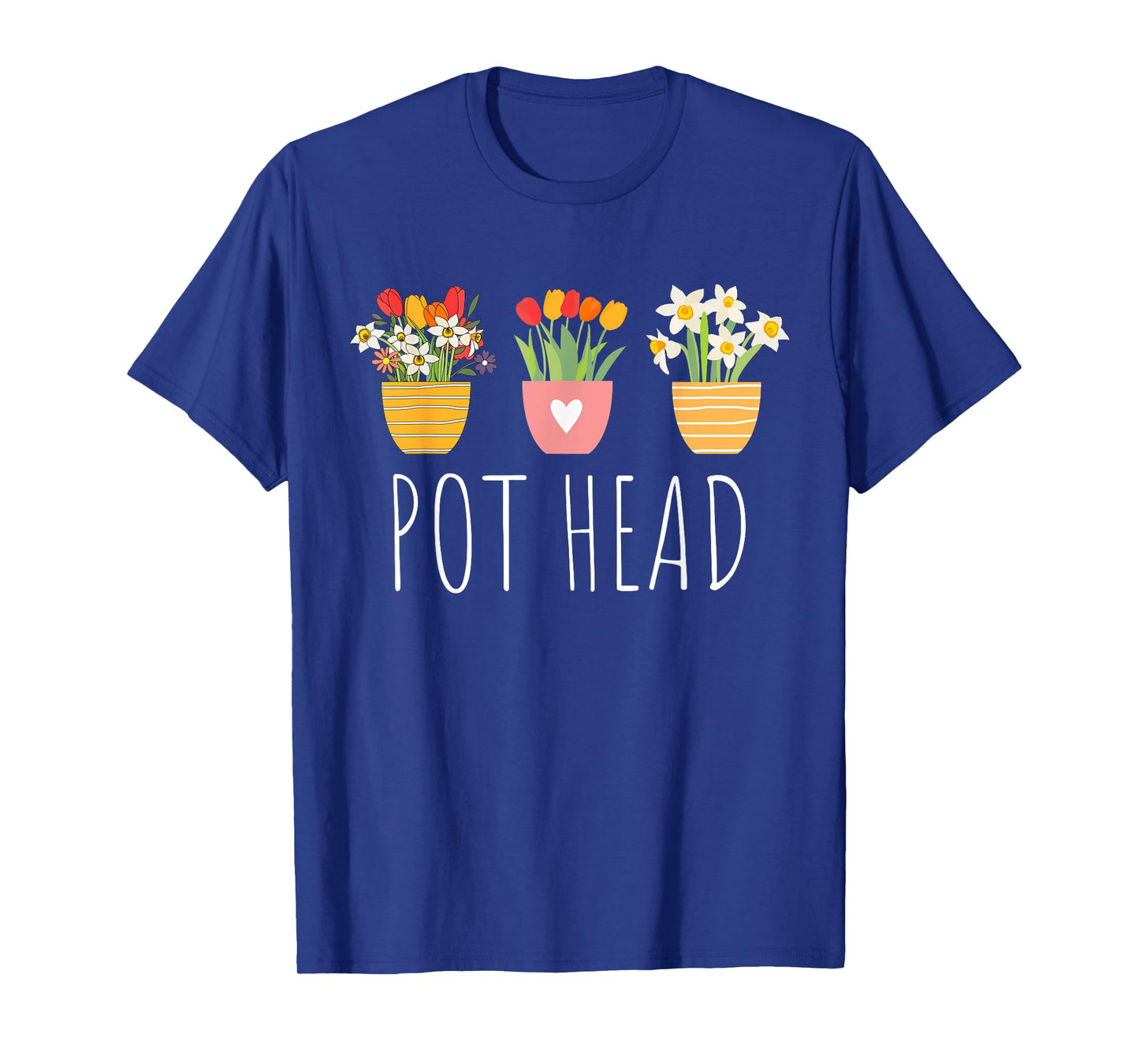 Funny Pot Plants Head Cute Funny Succulent Garden Gardening T-Shirt