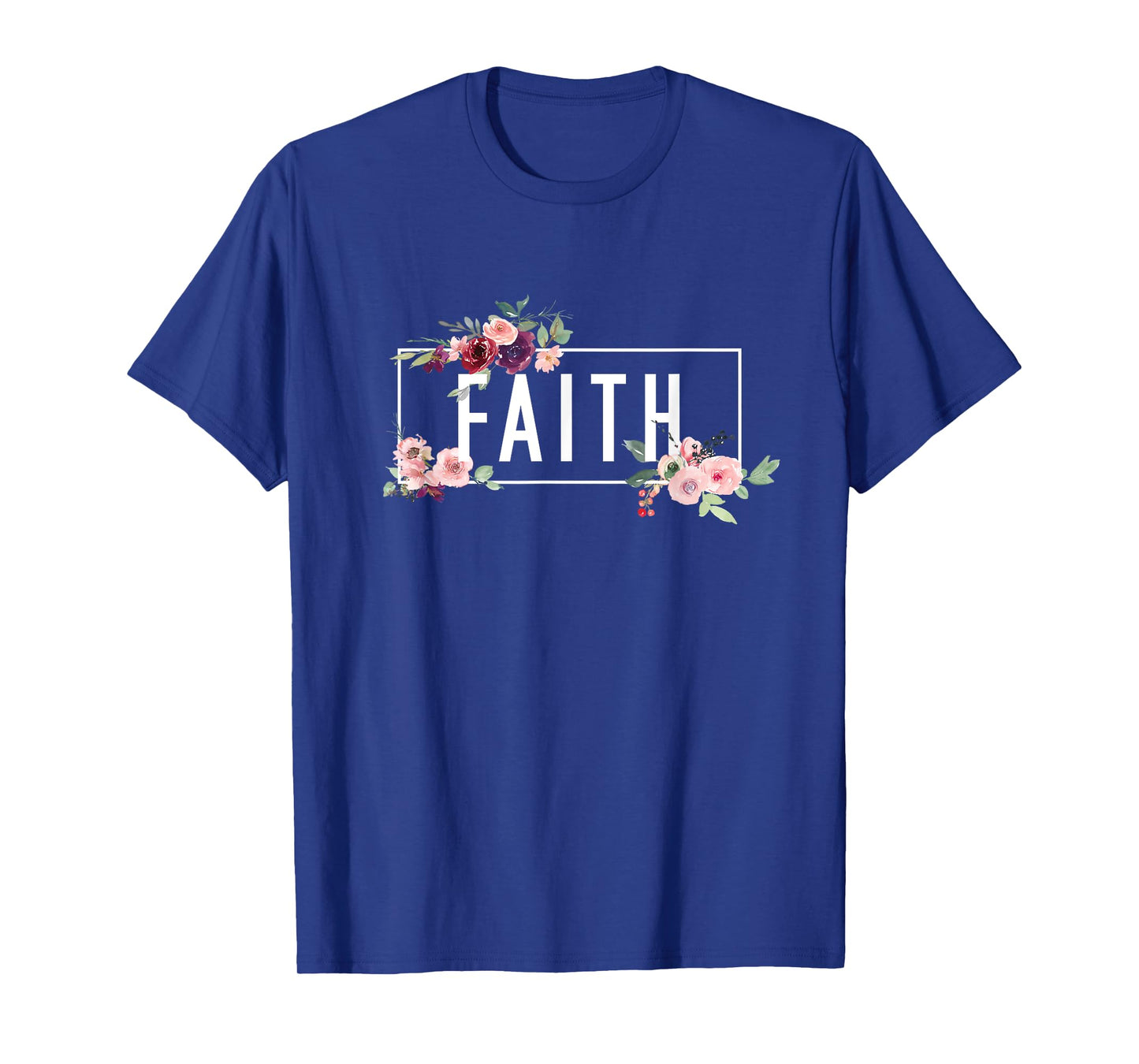 Modern Flora Flowers Bouquet Design. Spiritual Woman Faith T-Shirt